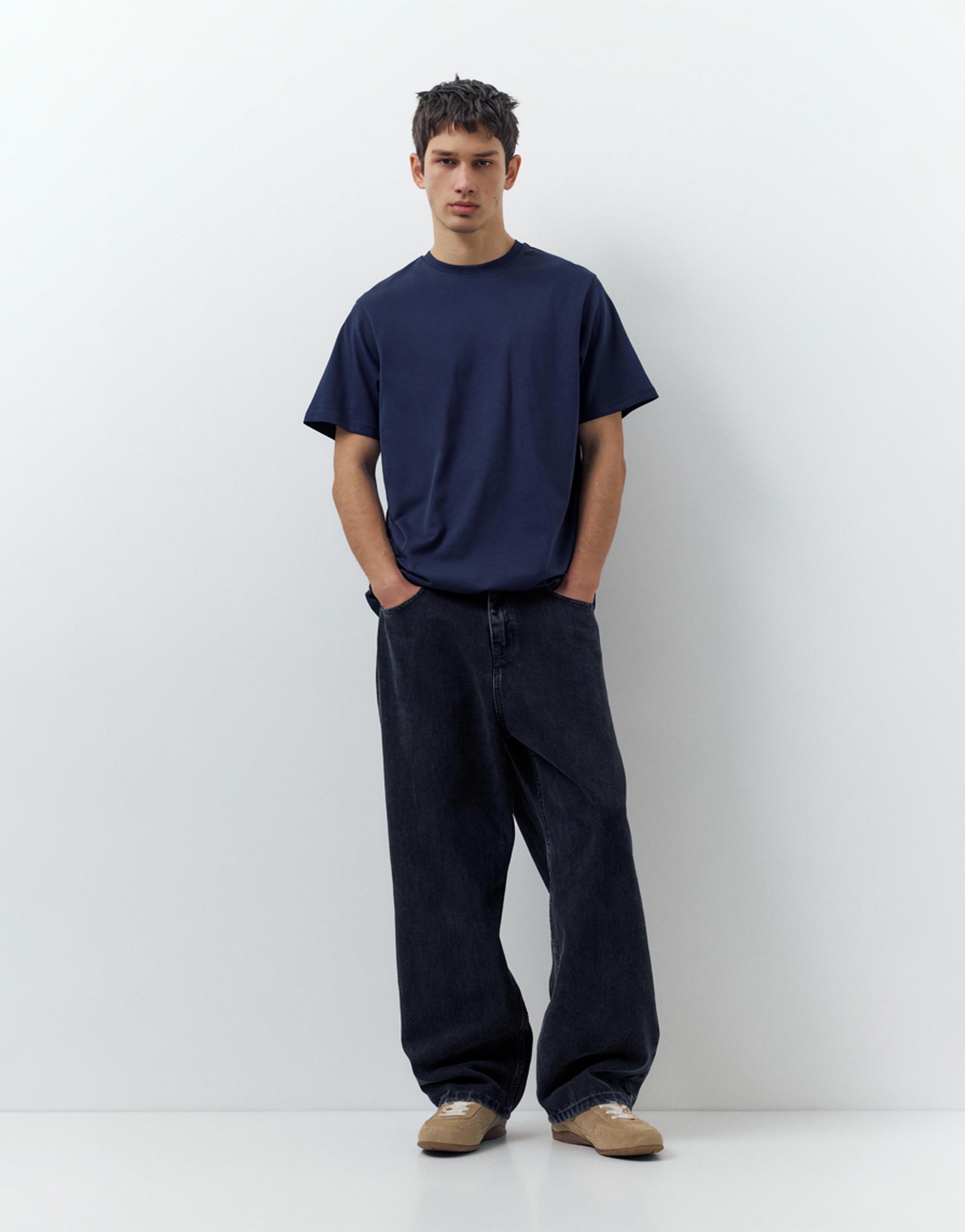 3-pack of short sleeve T-shirts — Navy