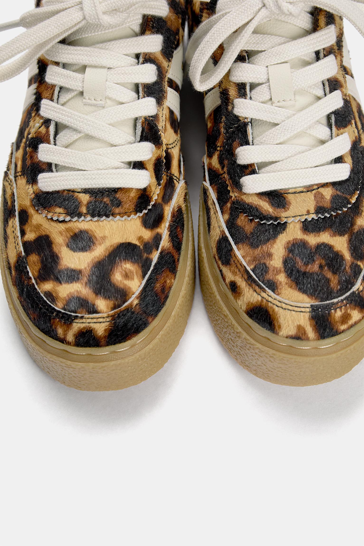 Shops leopard print chunky trainers