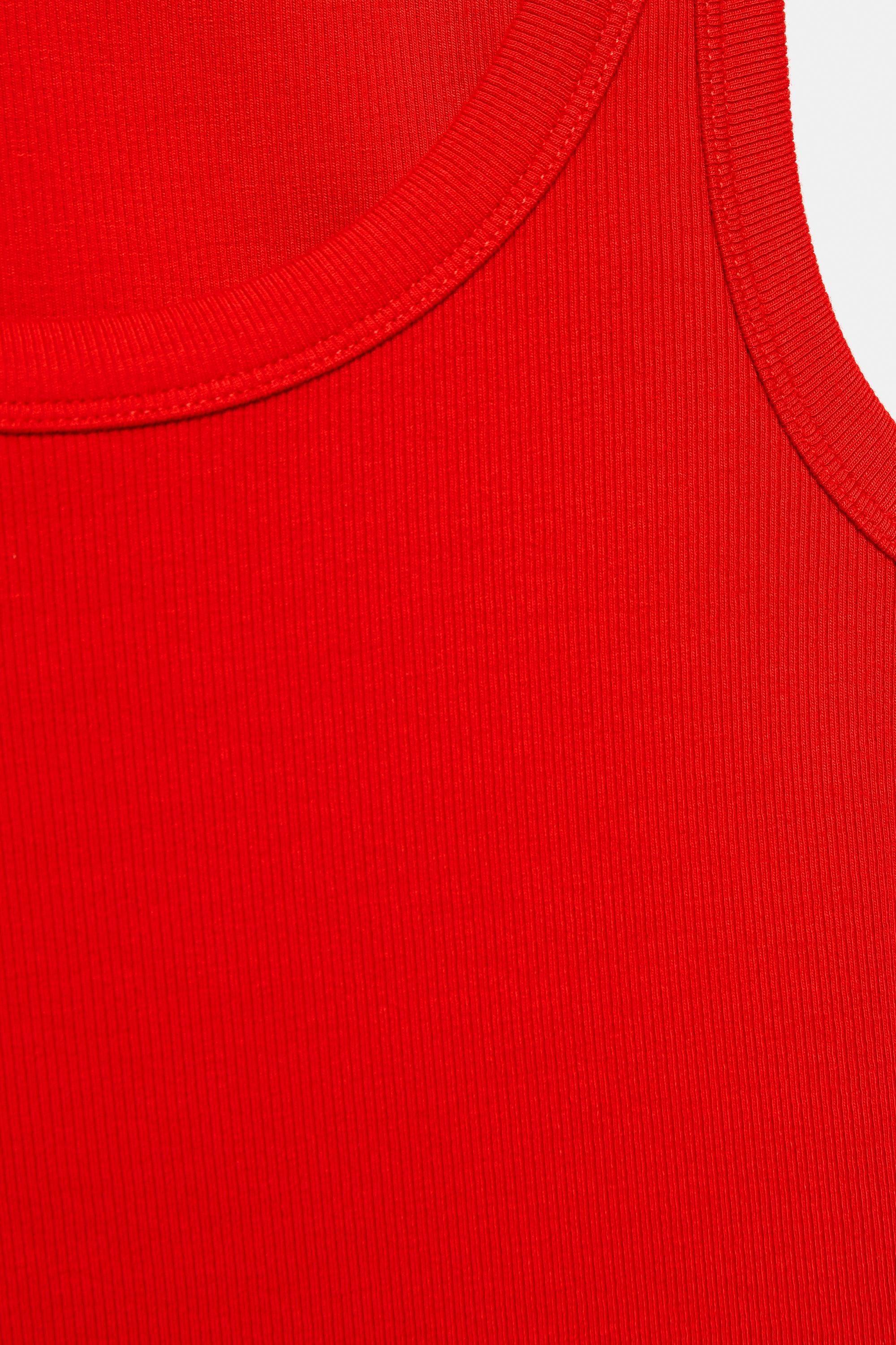 Basic tank top — Red