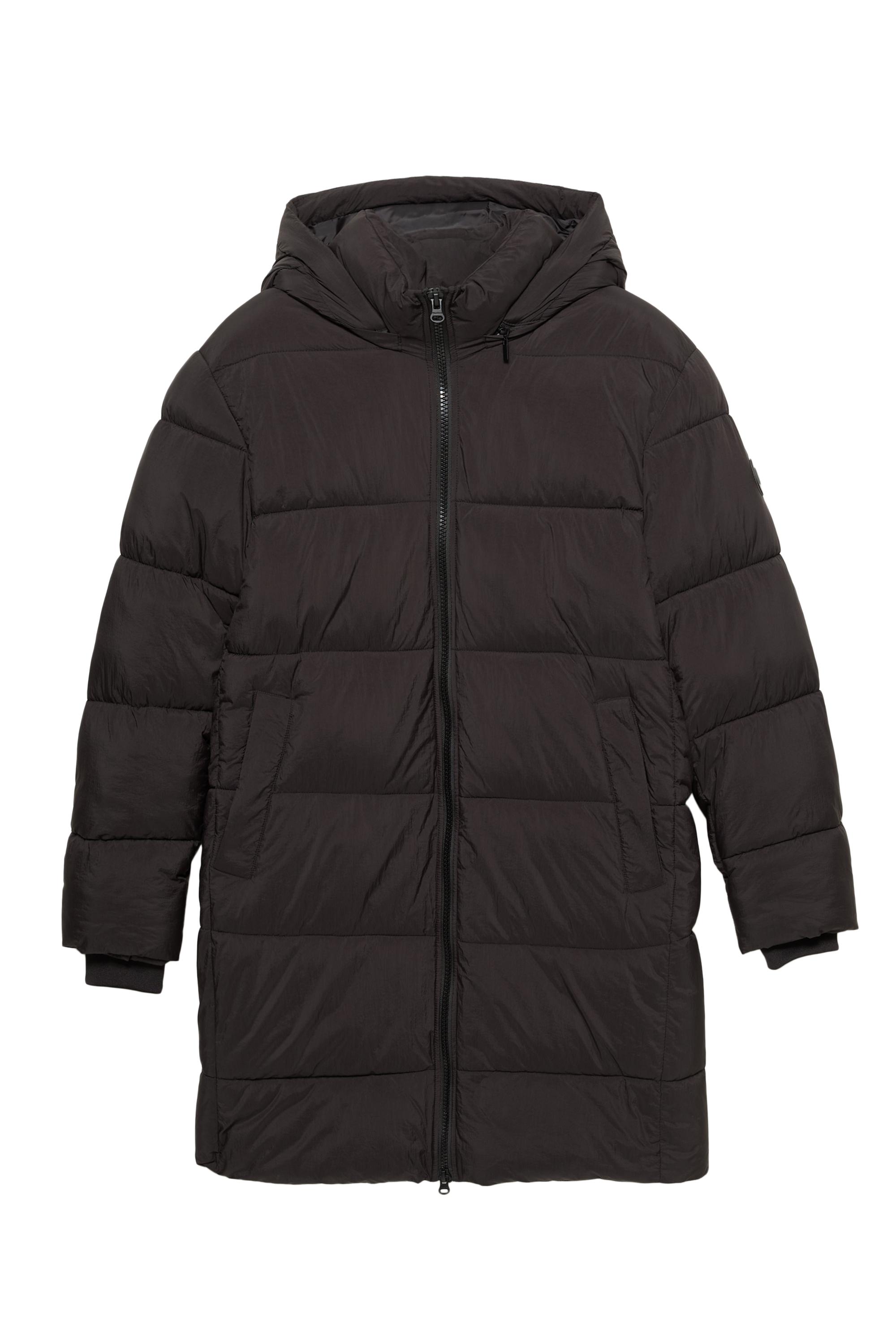 Uzun şişme ceket - Görsel 10