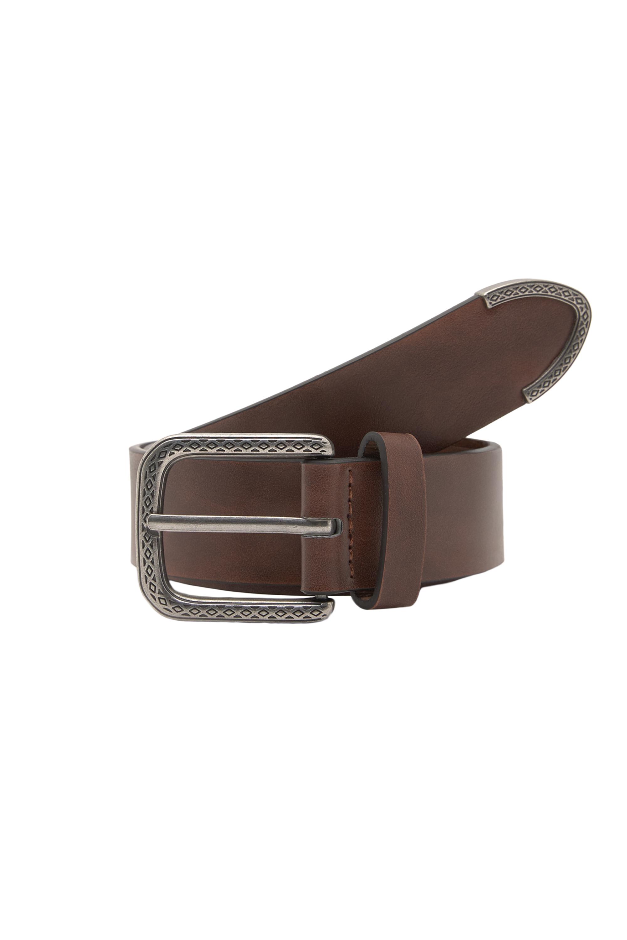 Kahverengi suni deri kemer - Görsel 5