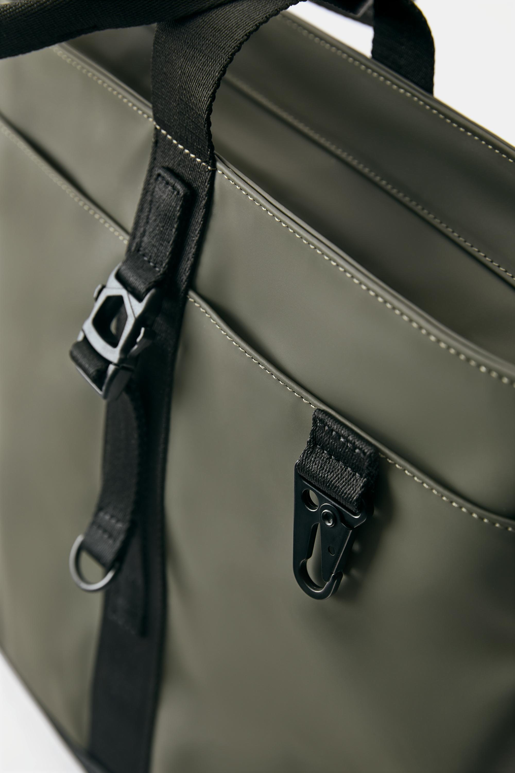 Technical shopper bag — Khaki