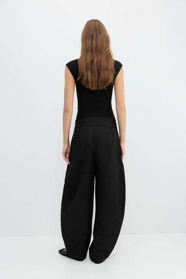 Boat neck bodysuit — Black 2