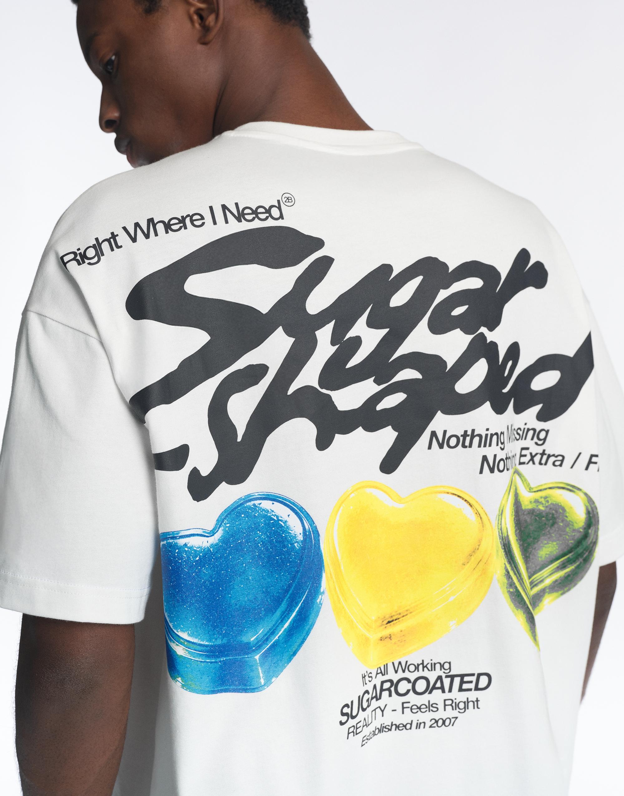 STWD Sweet Candy graphic T-shirt — White