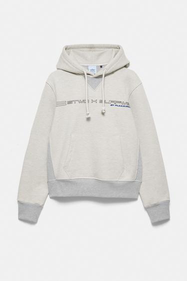 Pleasures x STWD hoodie — Grey/Camel 6