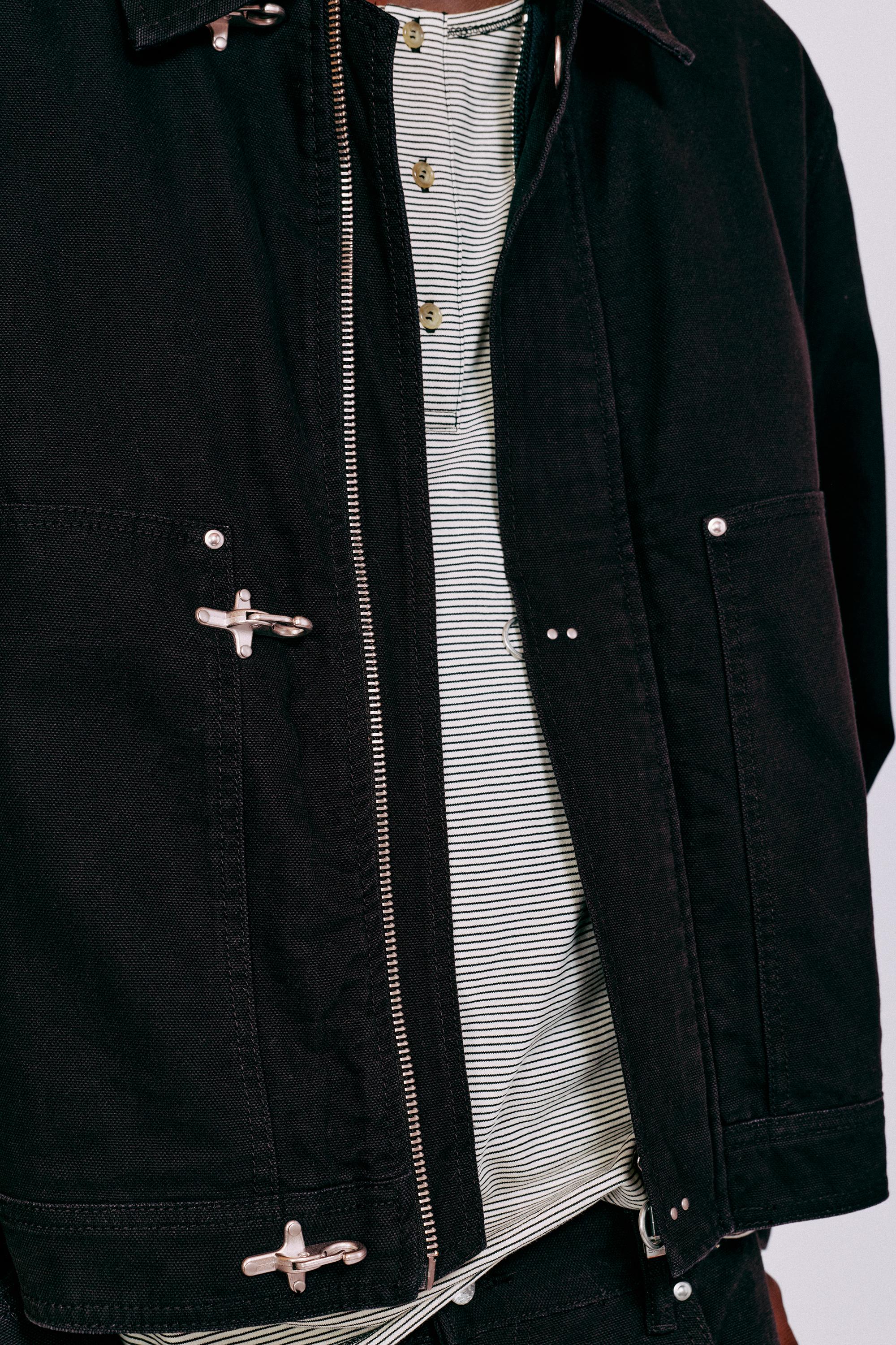 Toggle jacket — Black