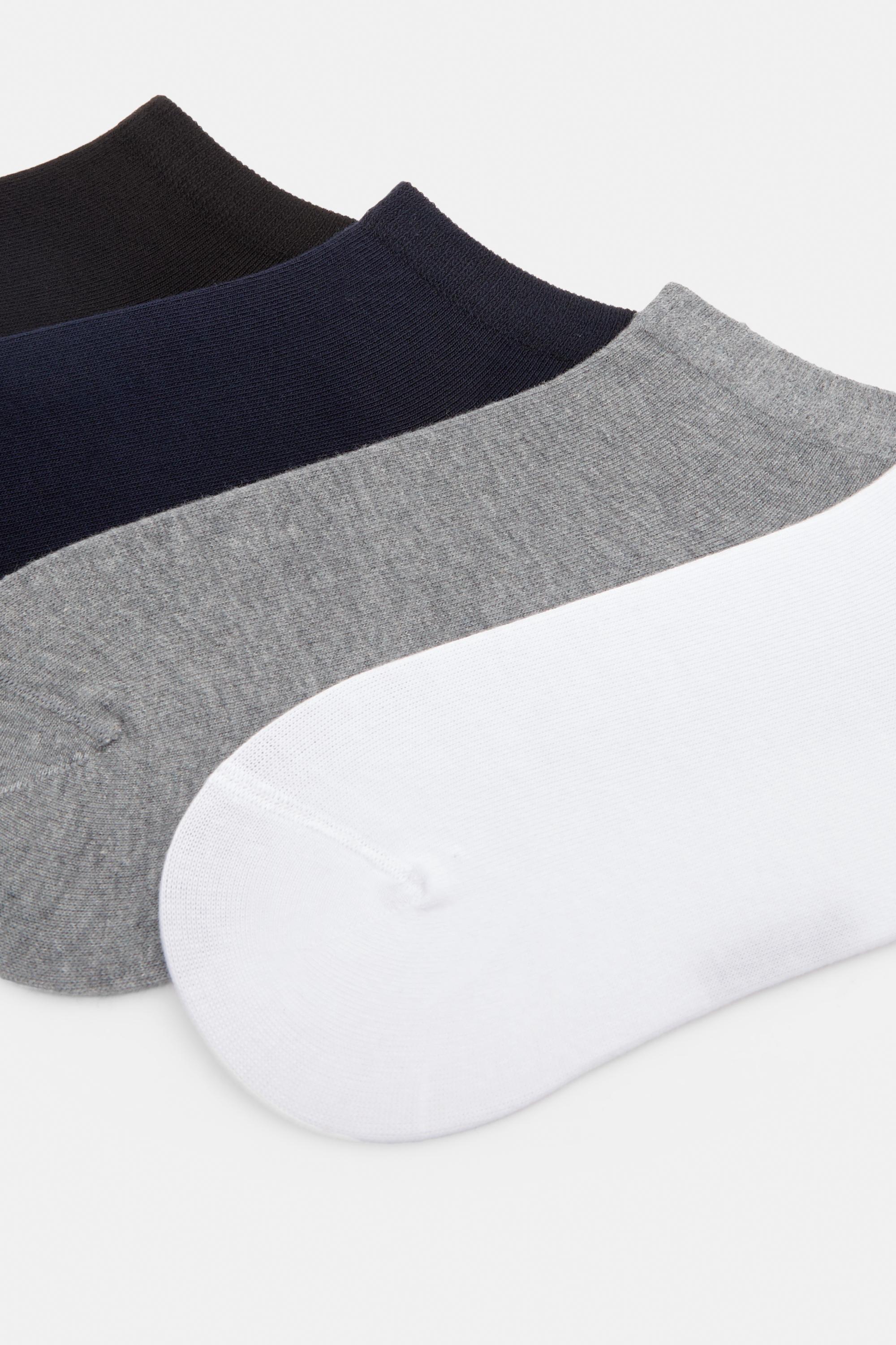 4'lü basic kısa çorap seti