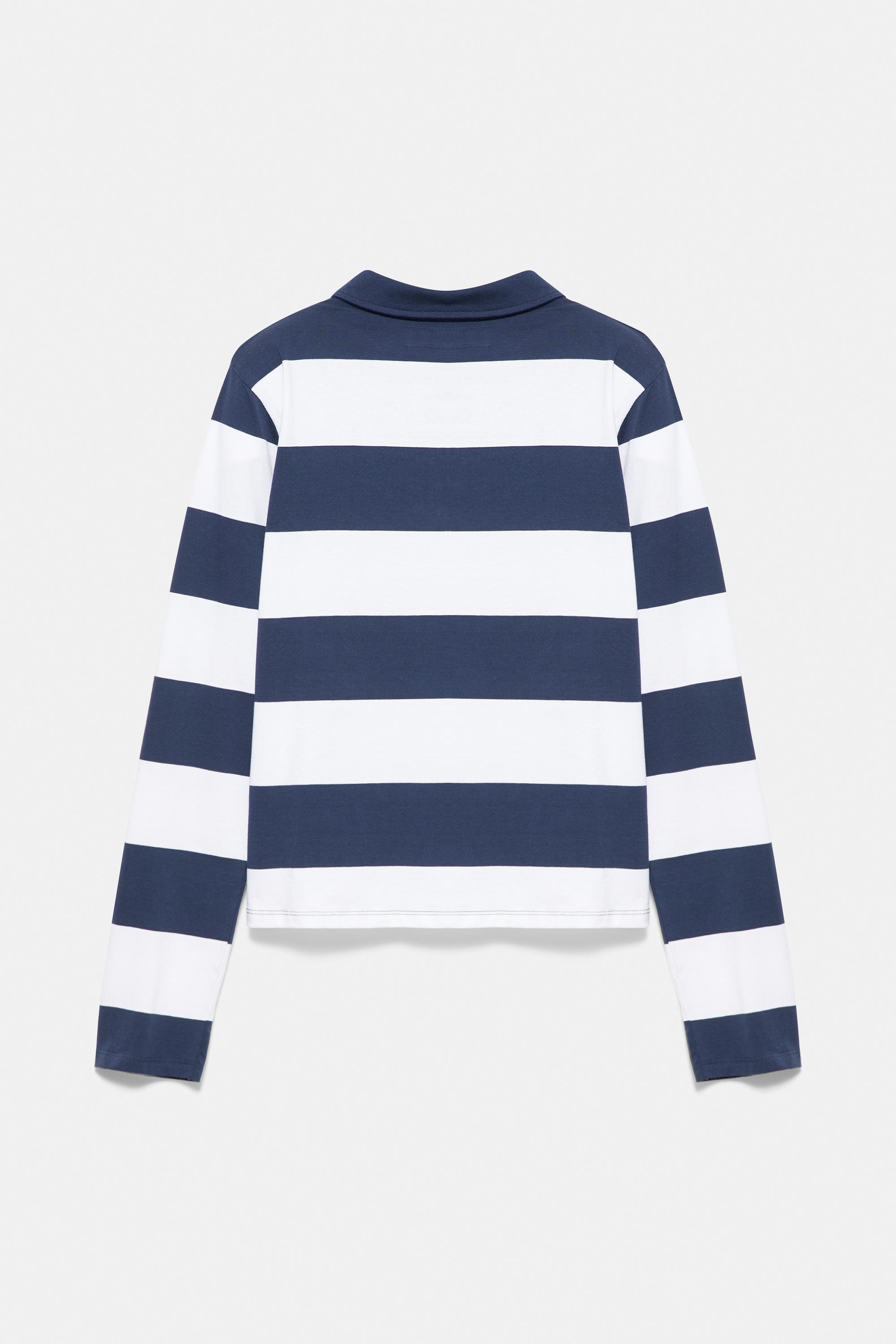Pull&Bear Uzun kollu polo t-shirt