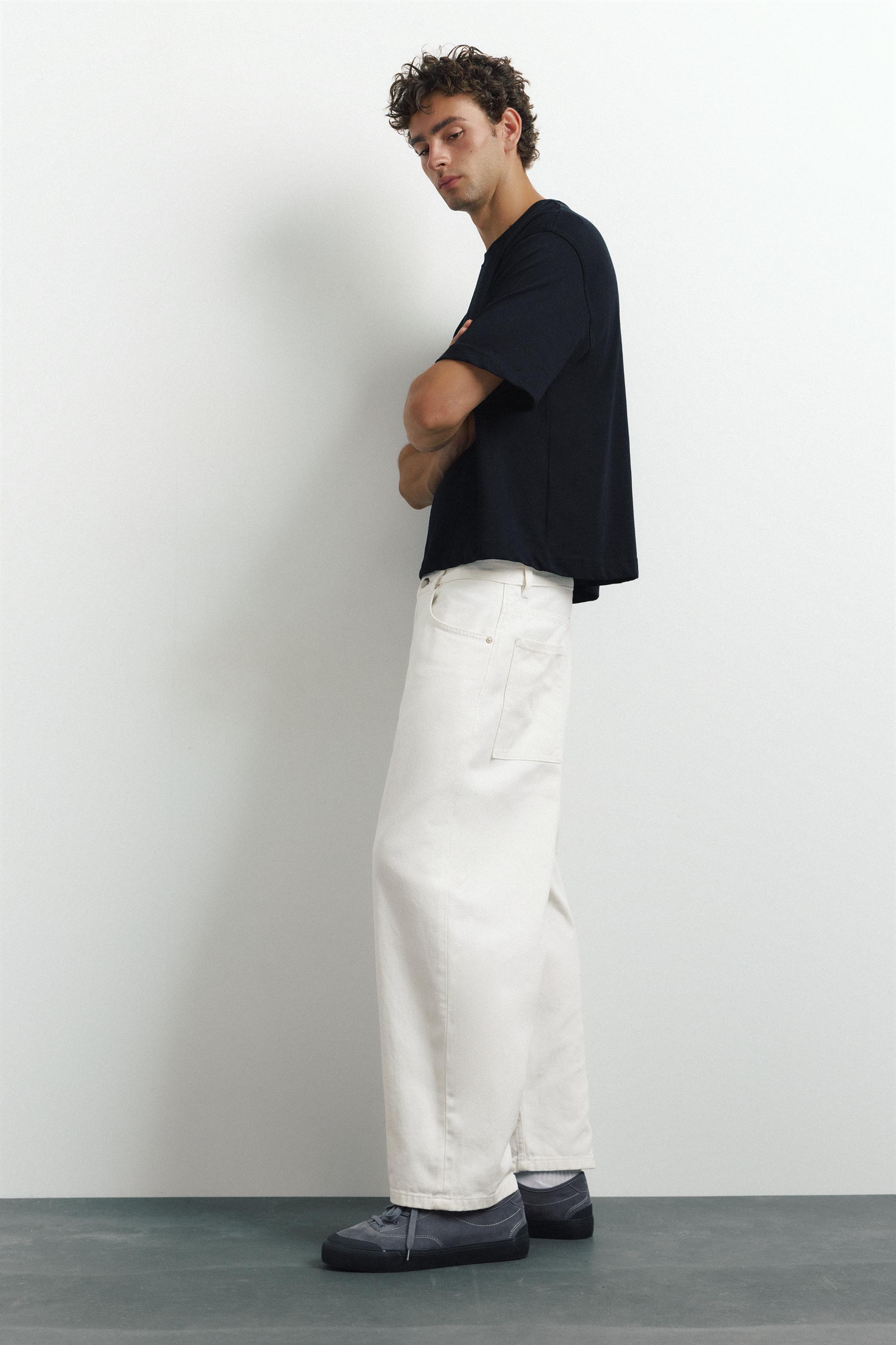 Tapered jeans — White
