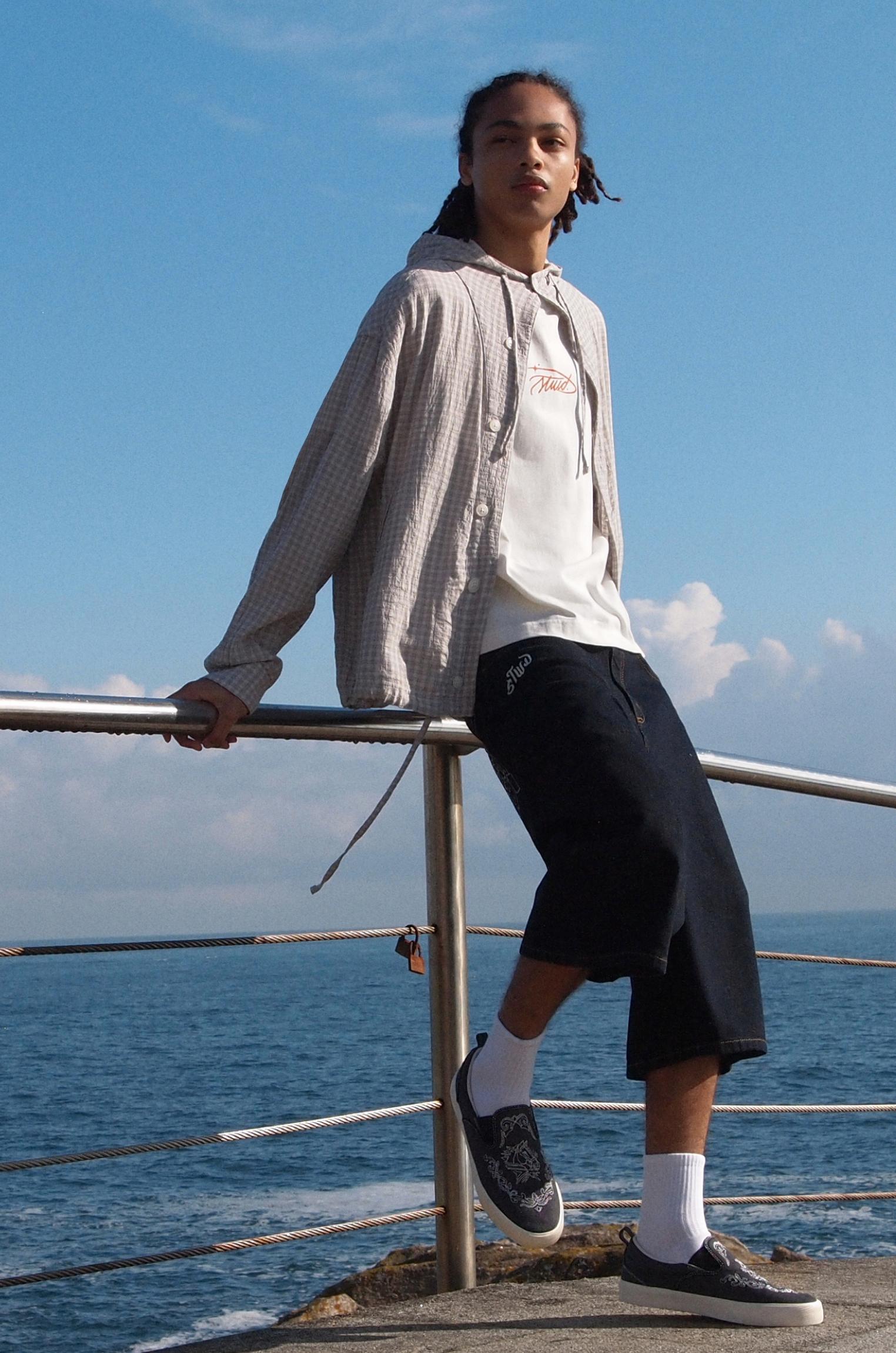 Super baggy jorts — Navy