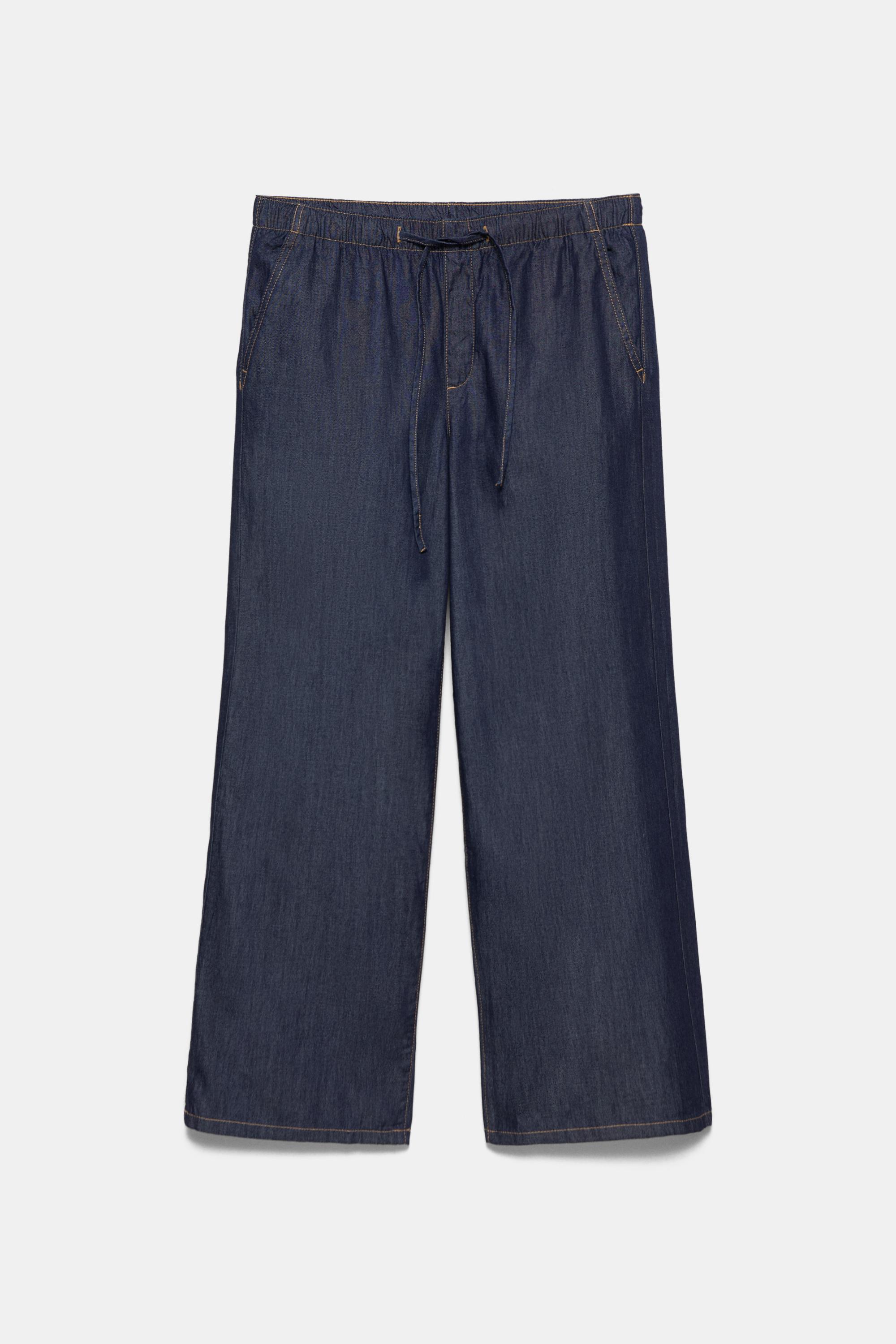 Low-rise jogger jeans — Navy