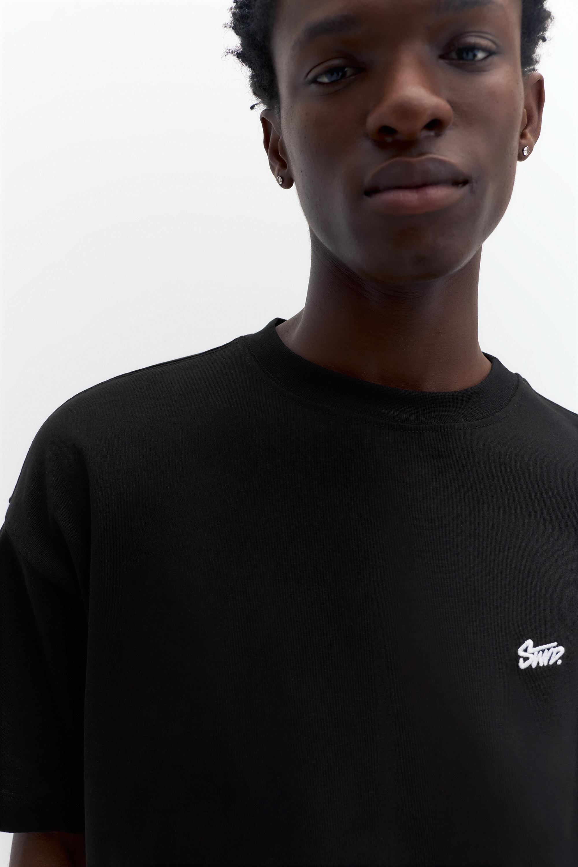 STWD logolu salaş t-shirt - Görsel 14