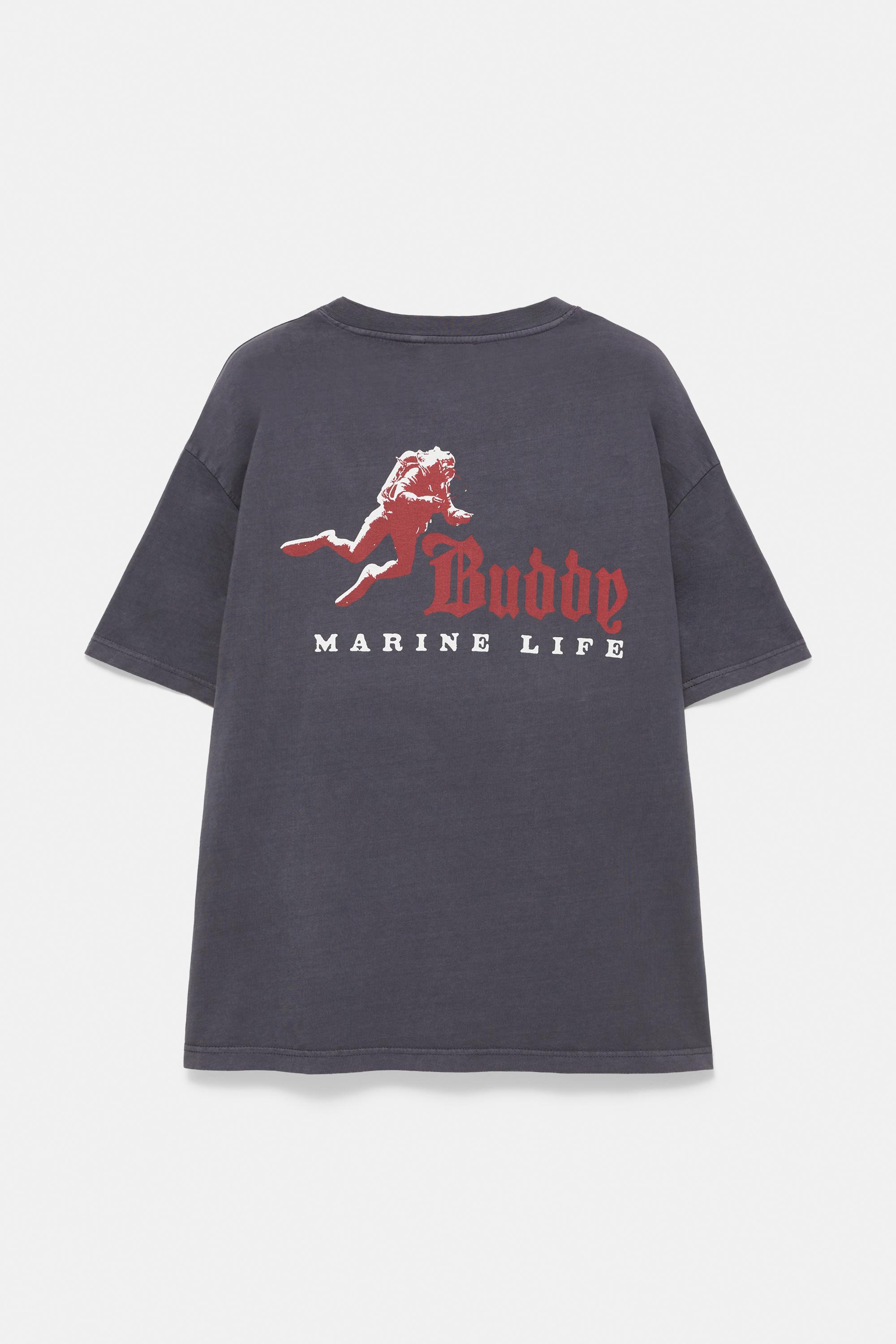 Dalış grafik baskılı t-shirt - Görsel 2