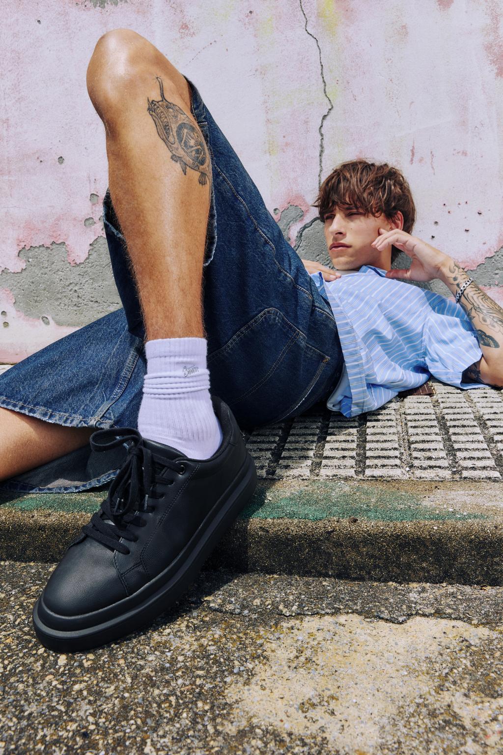 Zapatillas suela volumen PULL&BEAR - Main Image