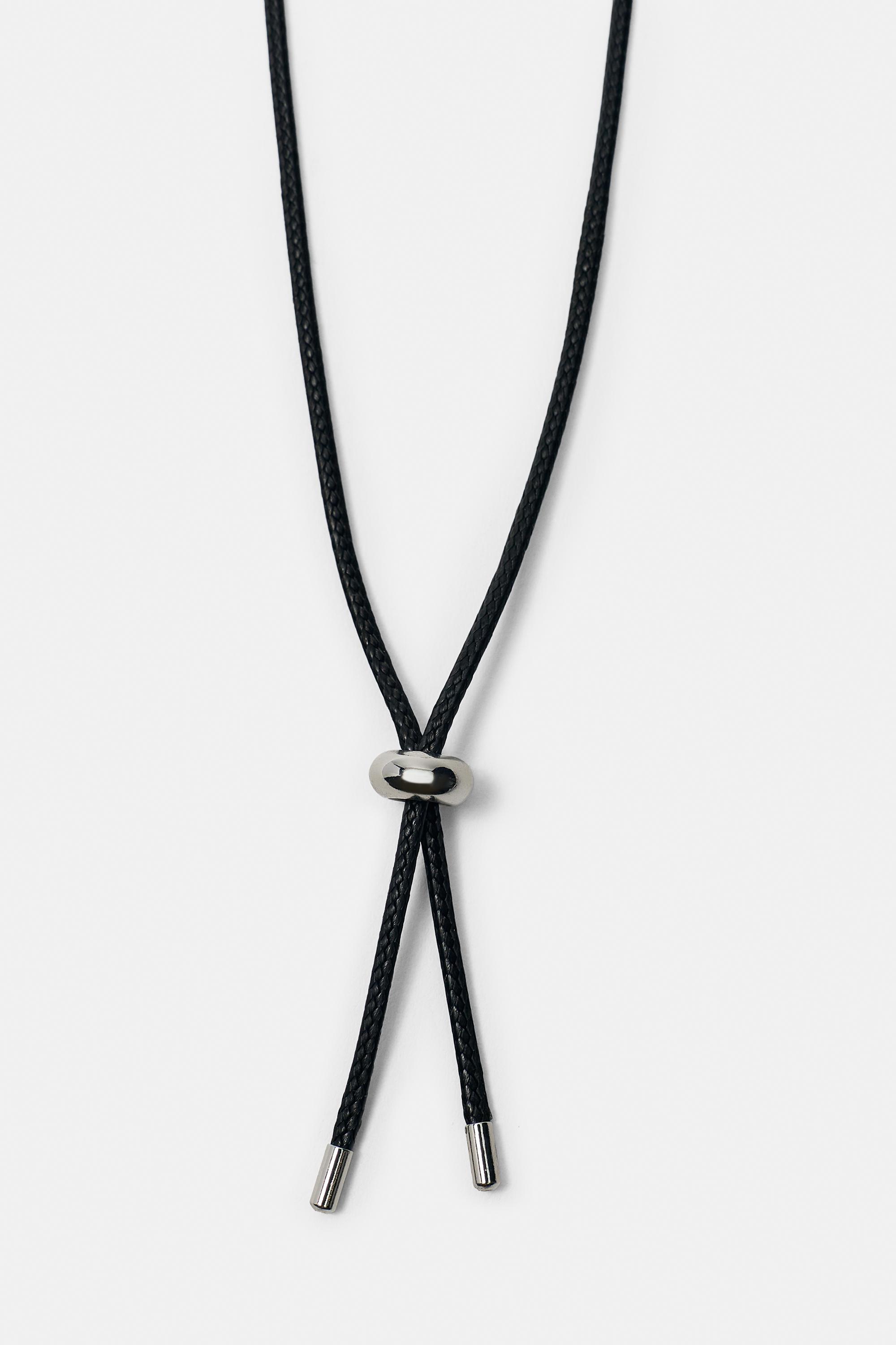 Maxi seashell necklace — Grey