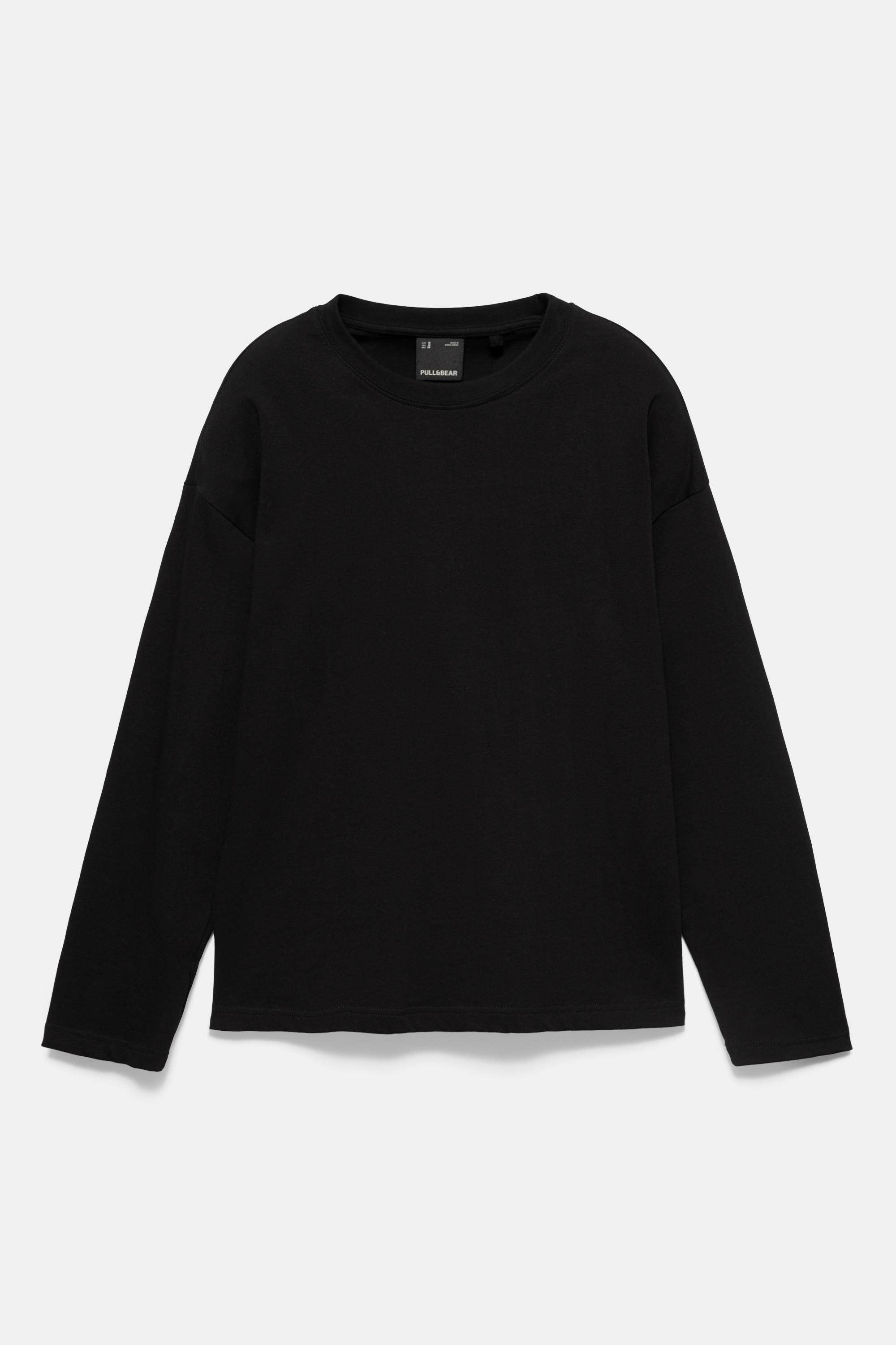 Heavy weight relaxed fit T-shirt — Black