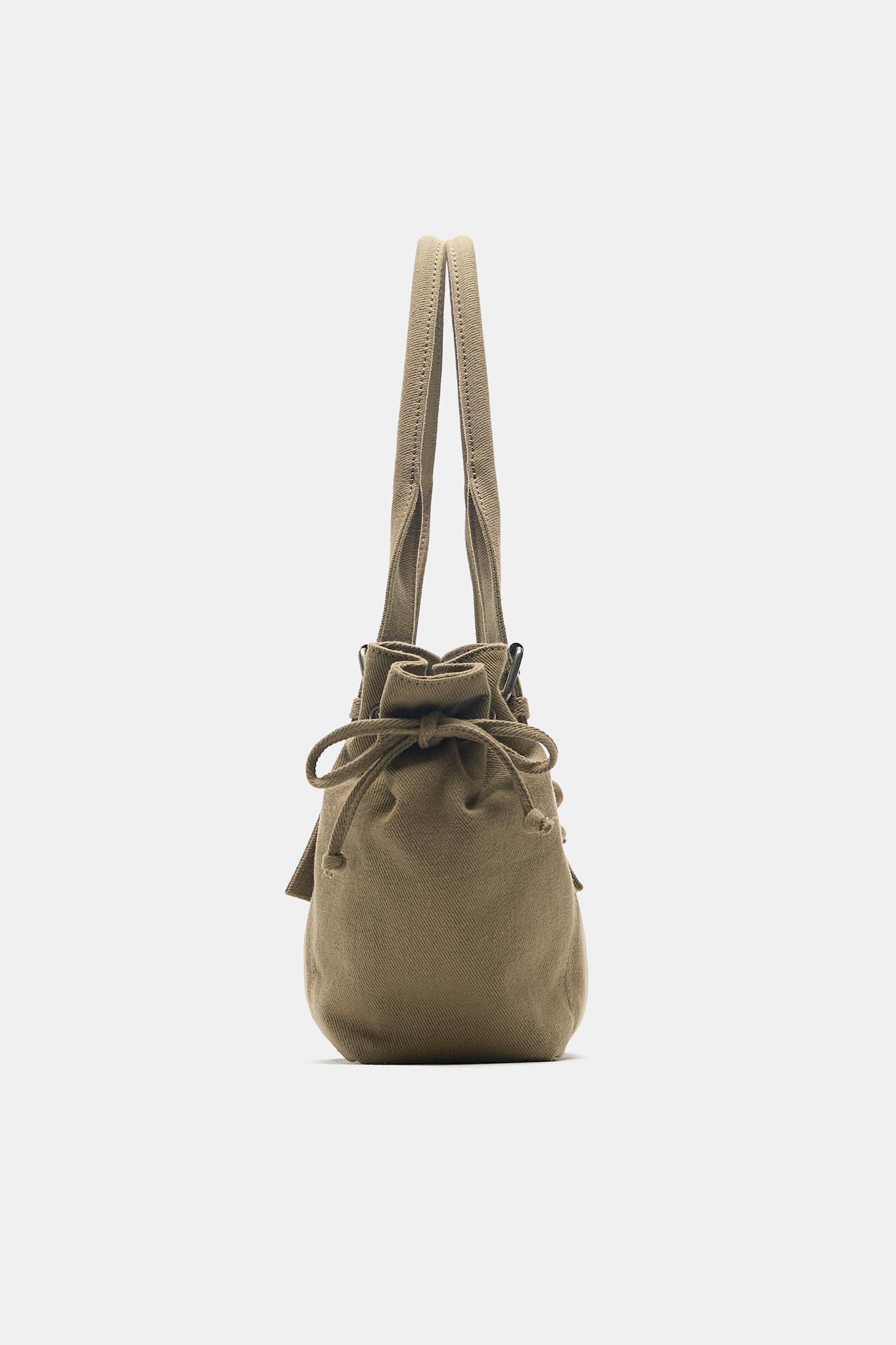 Buckle shopper bag — Camel