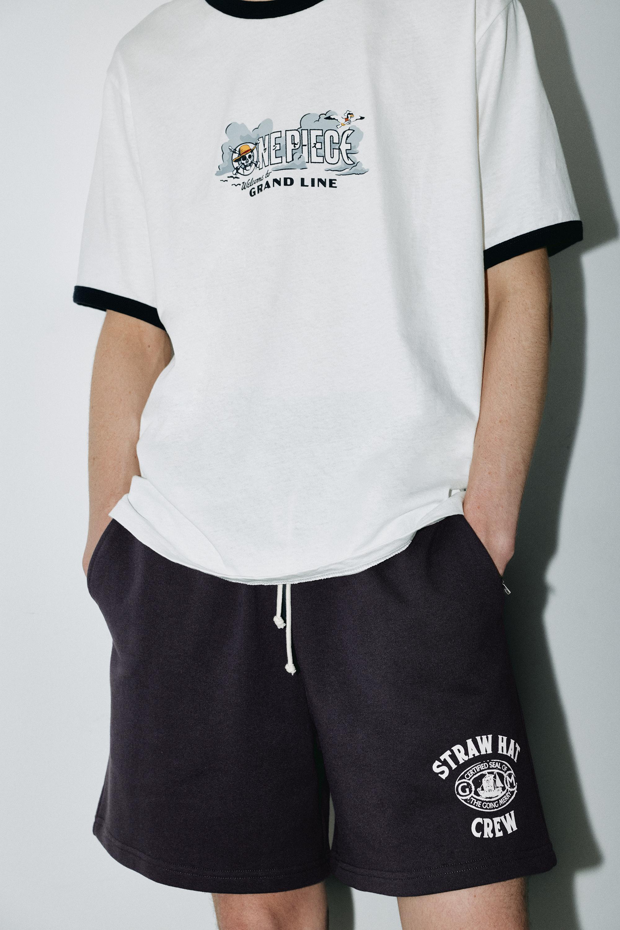 One Piece jogger shorts — Navy