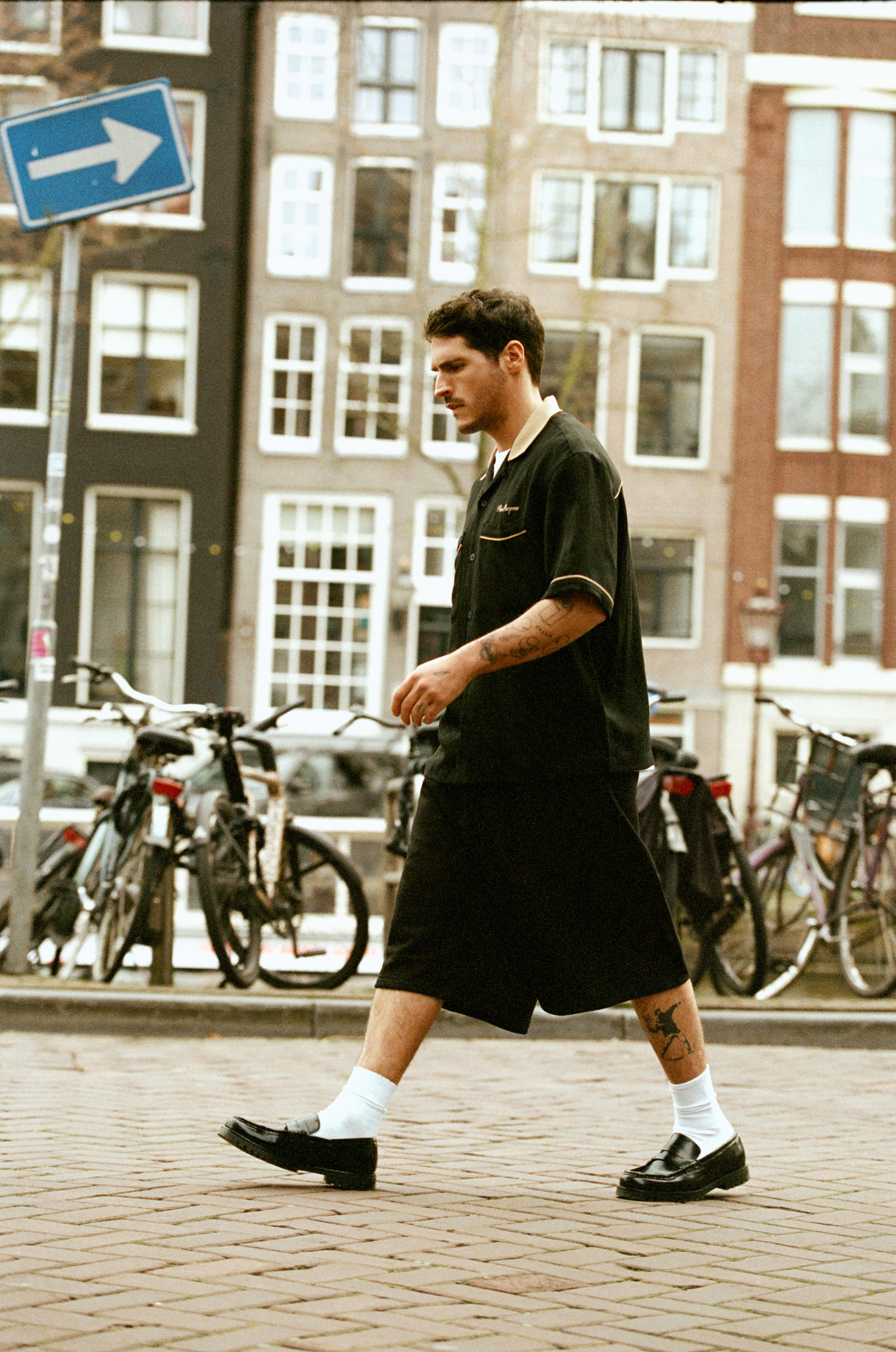 Casual loafers — Black