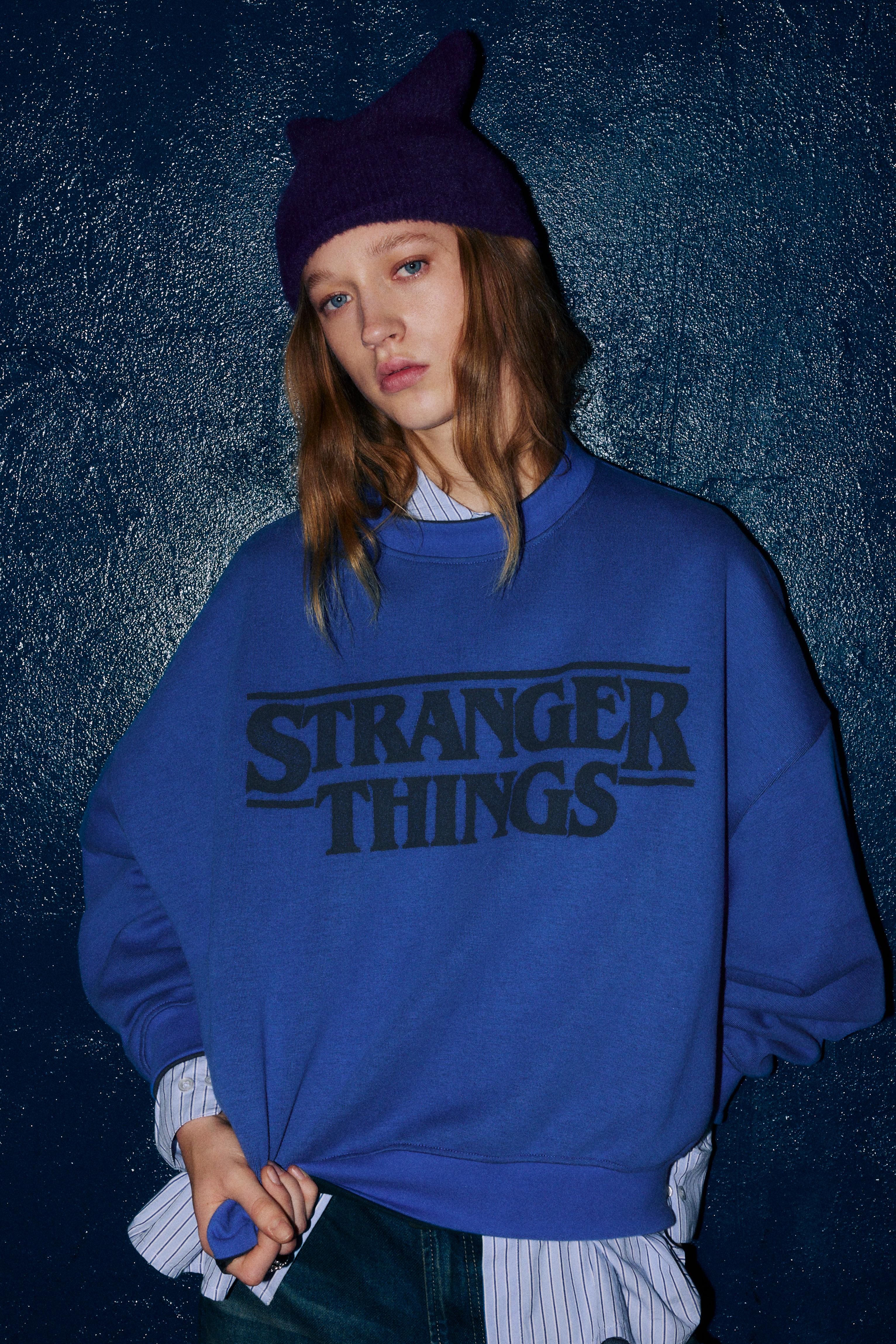 Reversible Stranger Things sweatshirt | Pull&Bear Finland