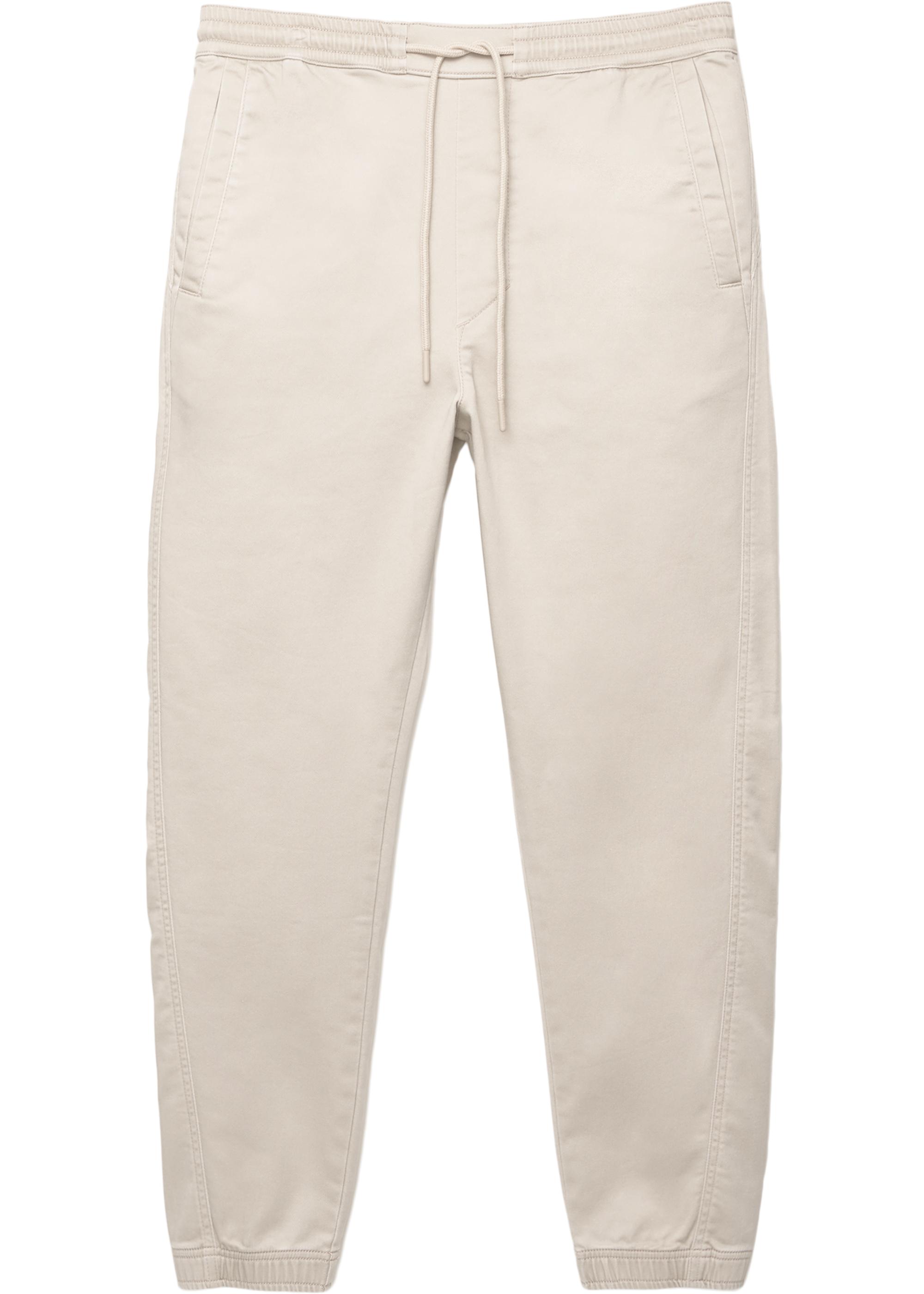 Comfort joggers — Stone