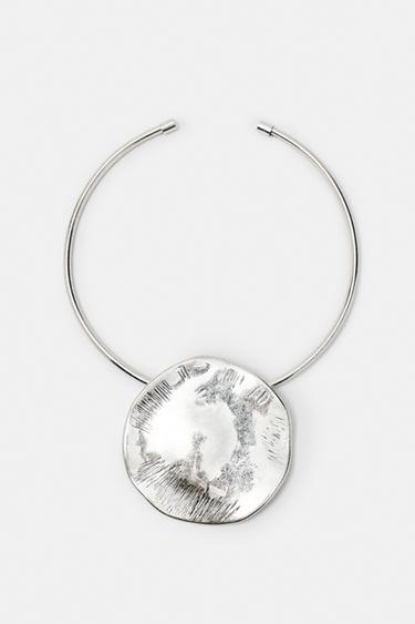 Rigid pendant necklace — Silver 1