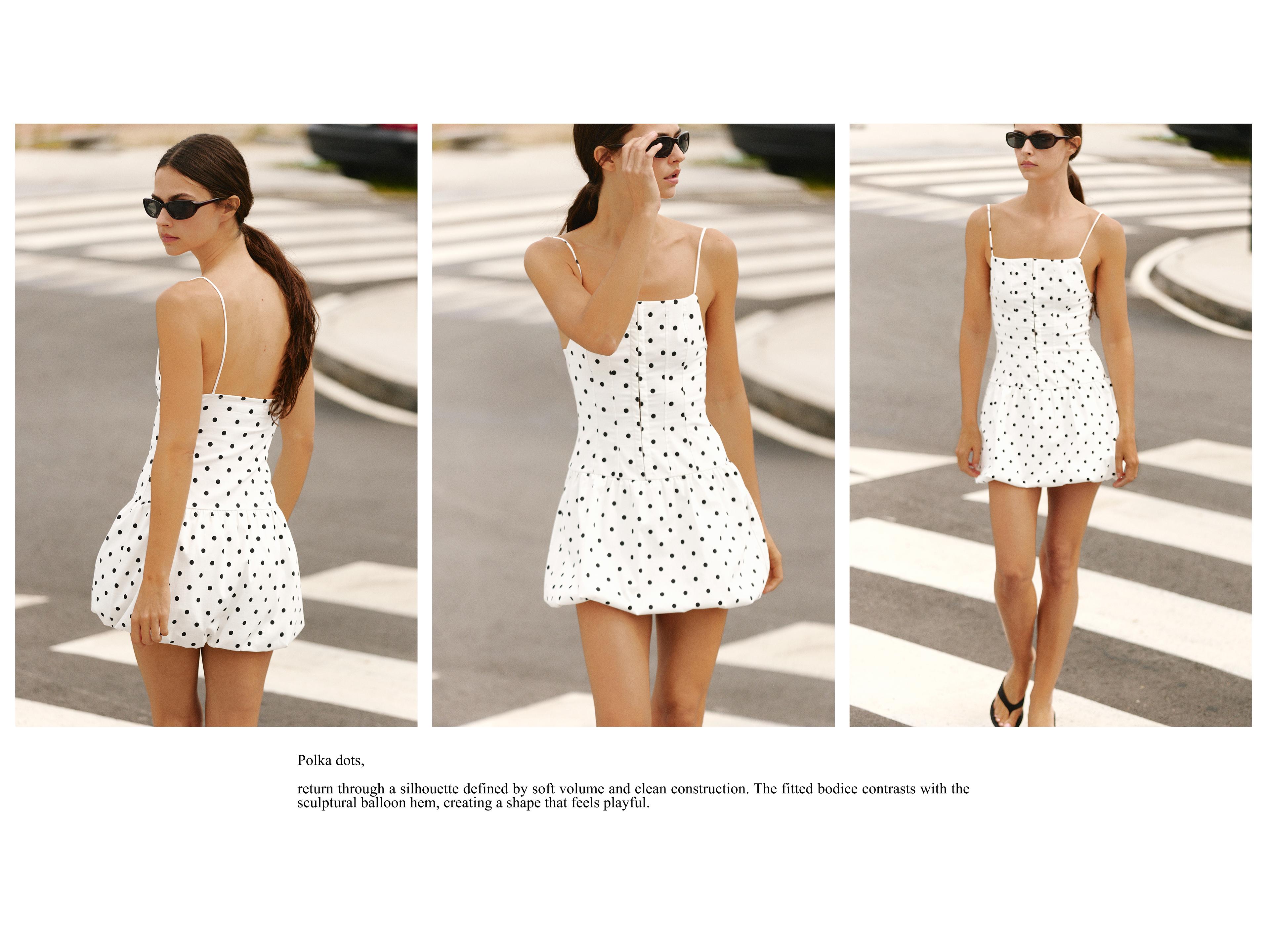 Short corsetry-inspired strappy dress — Print 1