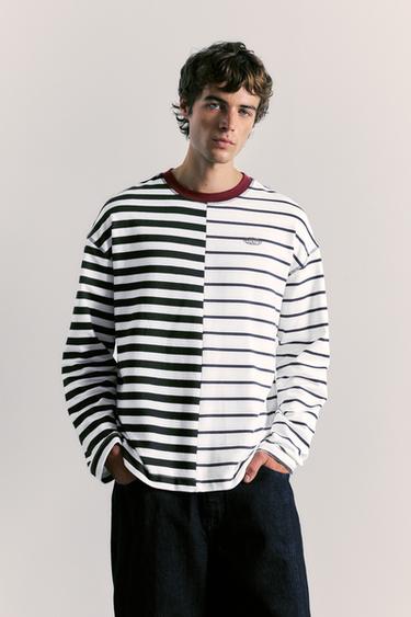 Striped relaxed fit T-shirt — Striped 1