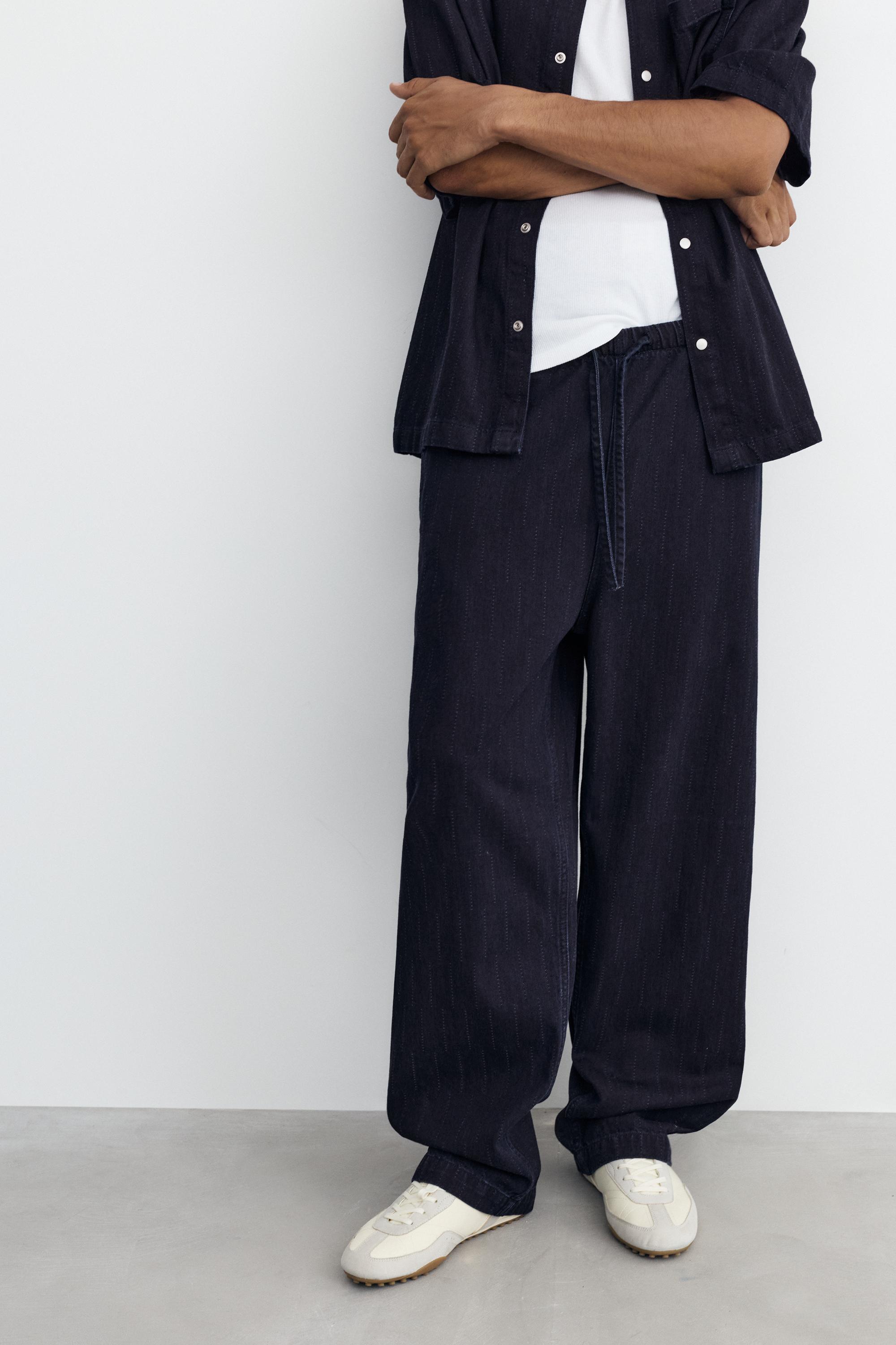 Baggy jogger jeans — Navy