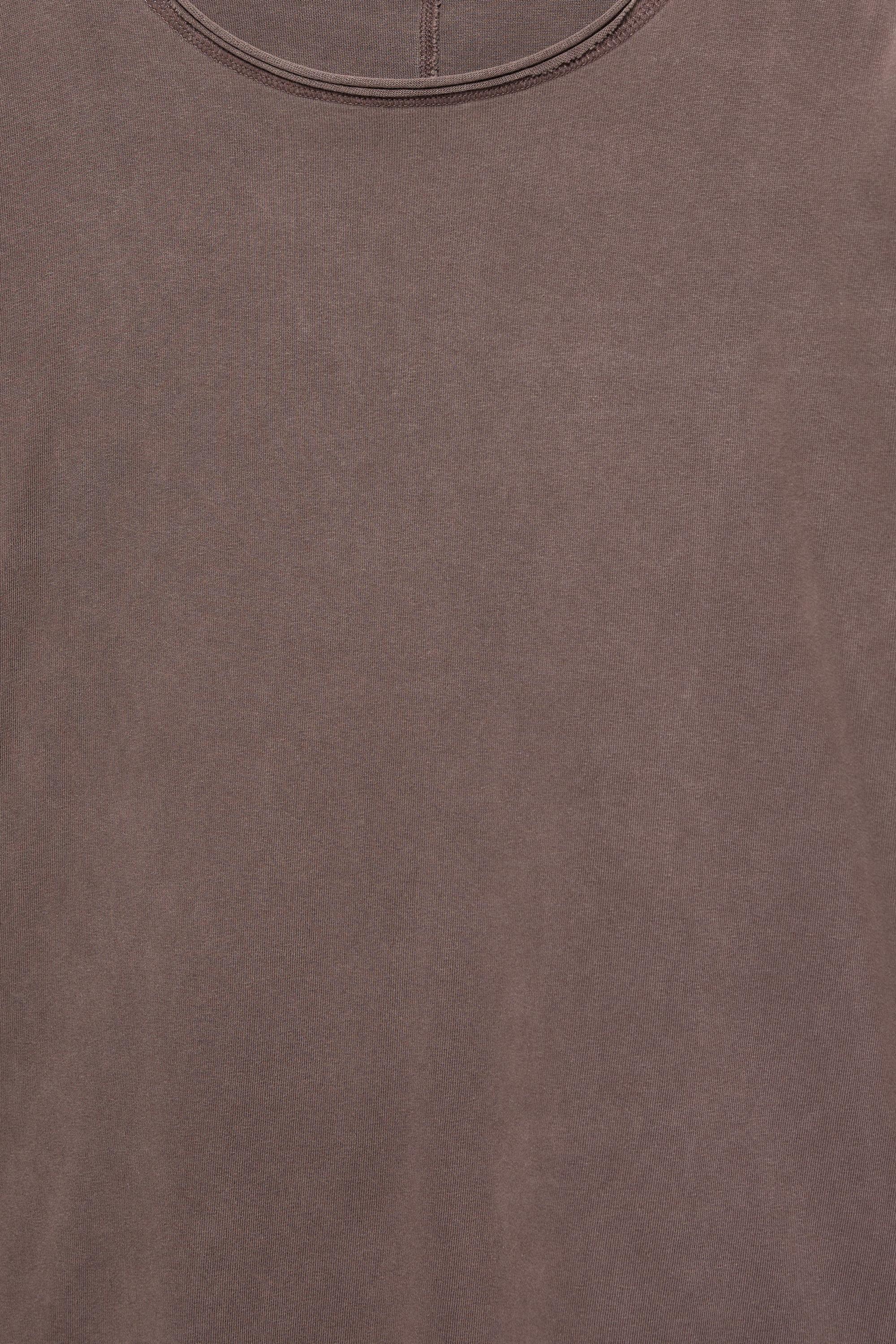 Oversize long sleeve T-shirt — Dark eggplant