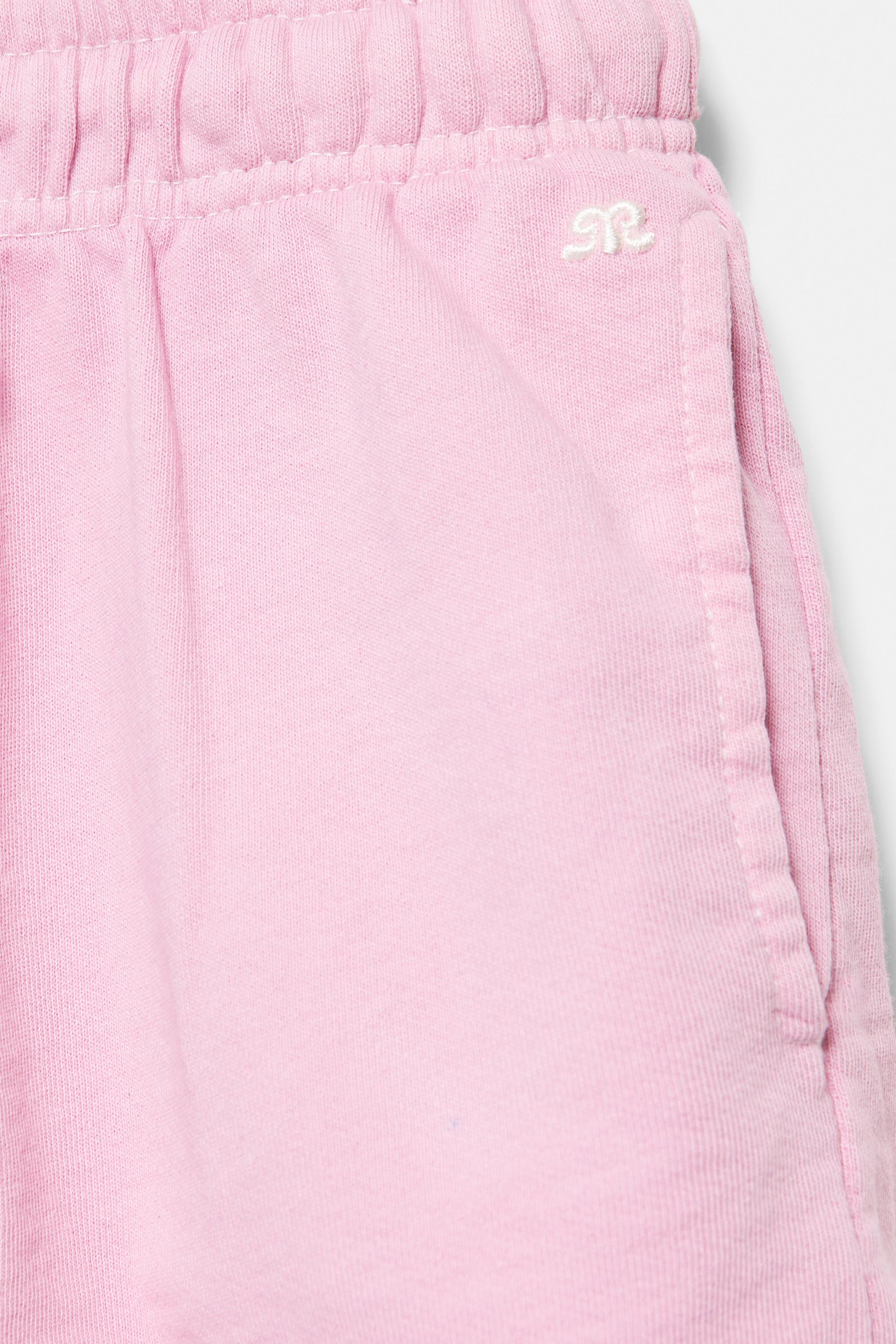 Sports shorts with elastic waist — Pink