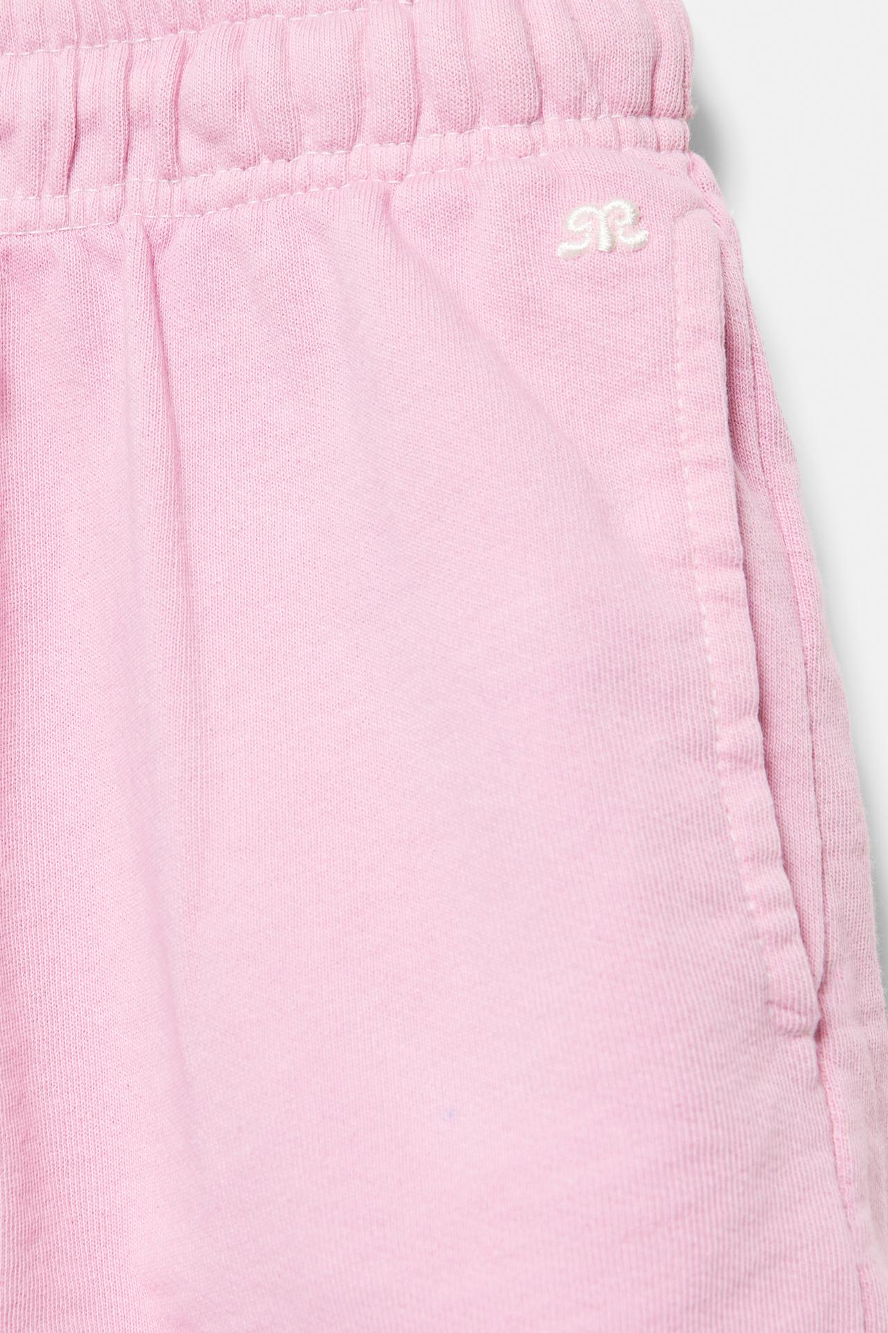 Sports shorts with elastic waist — Pink
