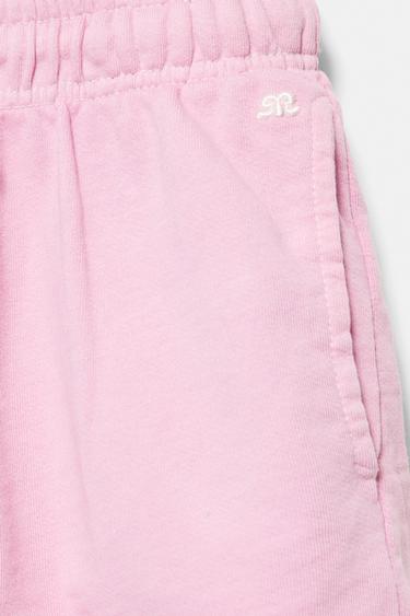 Sports shorts with elastic waist — Pink 7