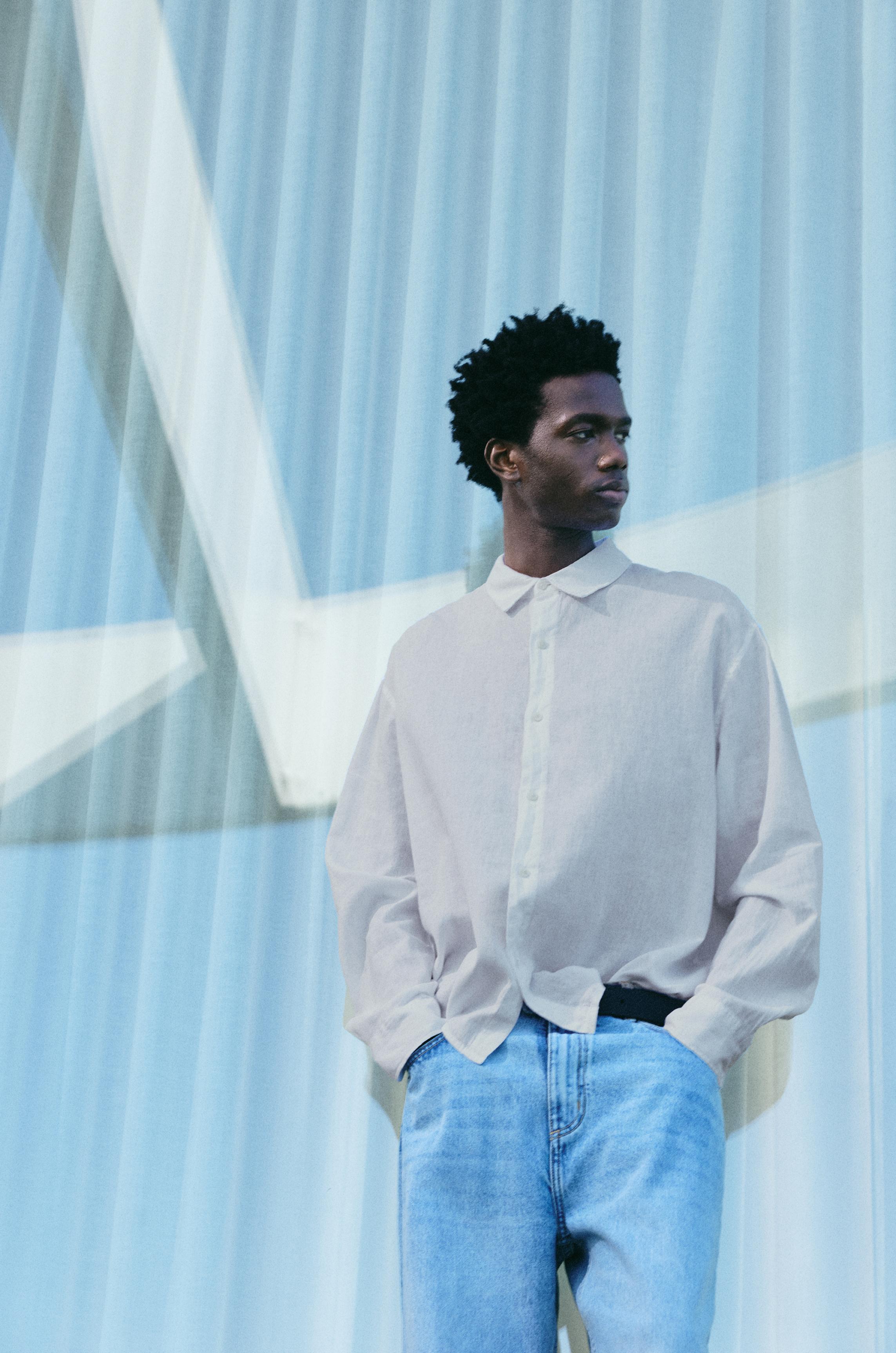 Ketenli gömlek - Görsel 53