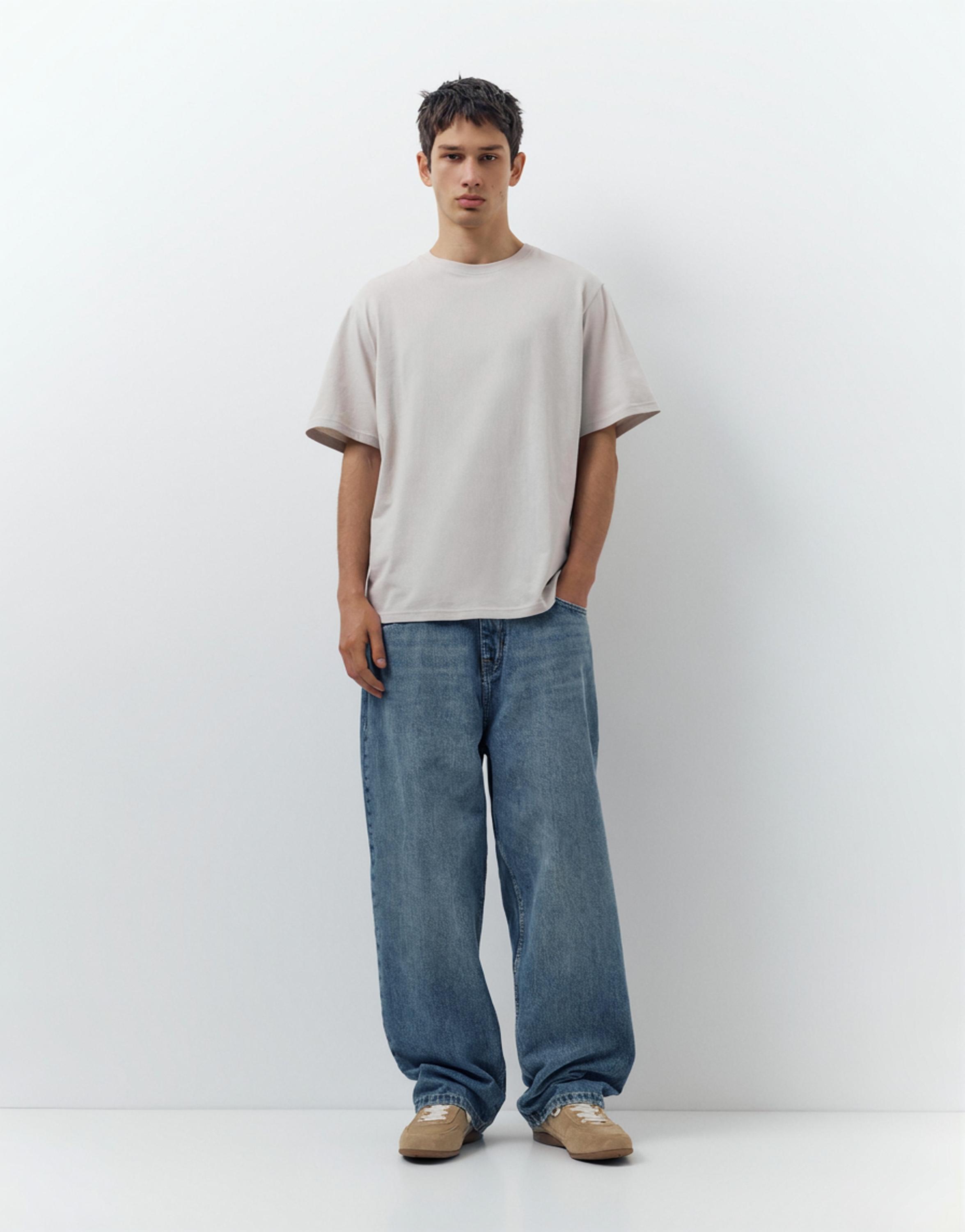 3-pack of short sleeve T-shirts — Ash