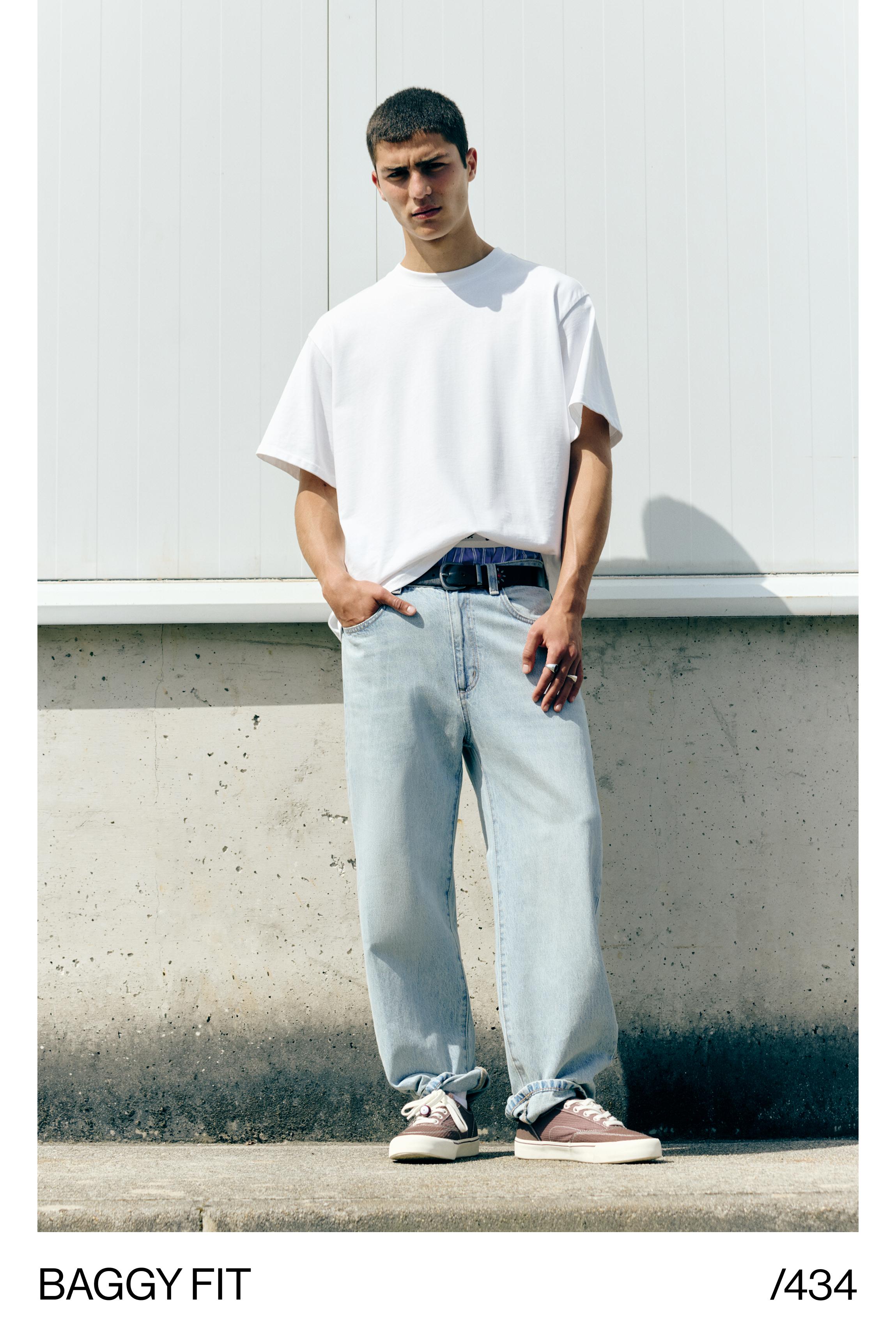Baggy jeans — Pale indigo