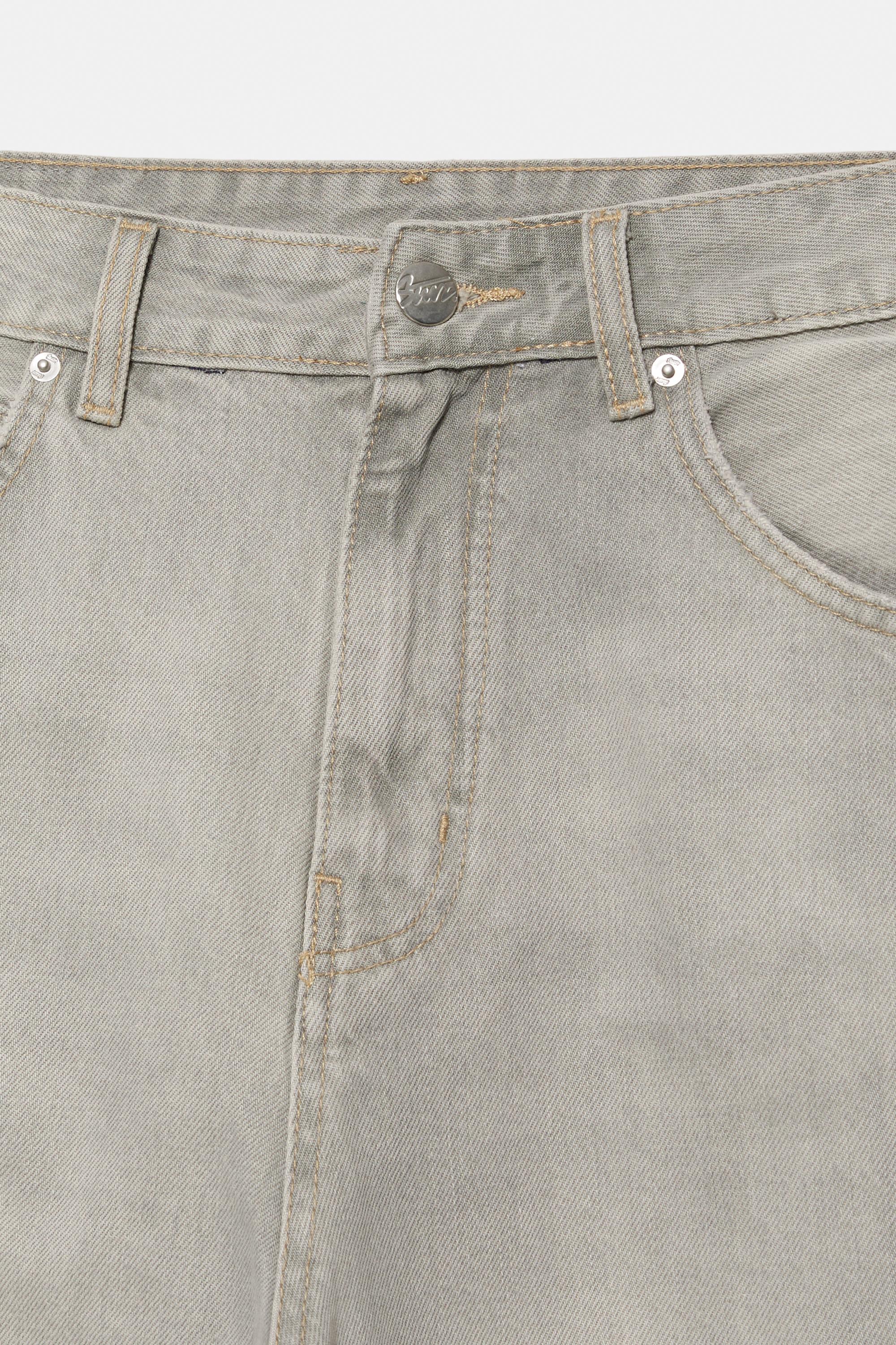 Relaxed fit baggy jeans — Dark grey