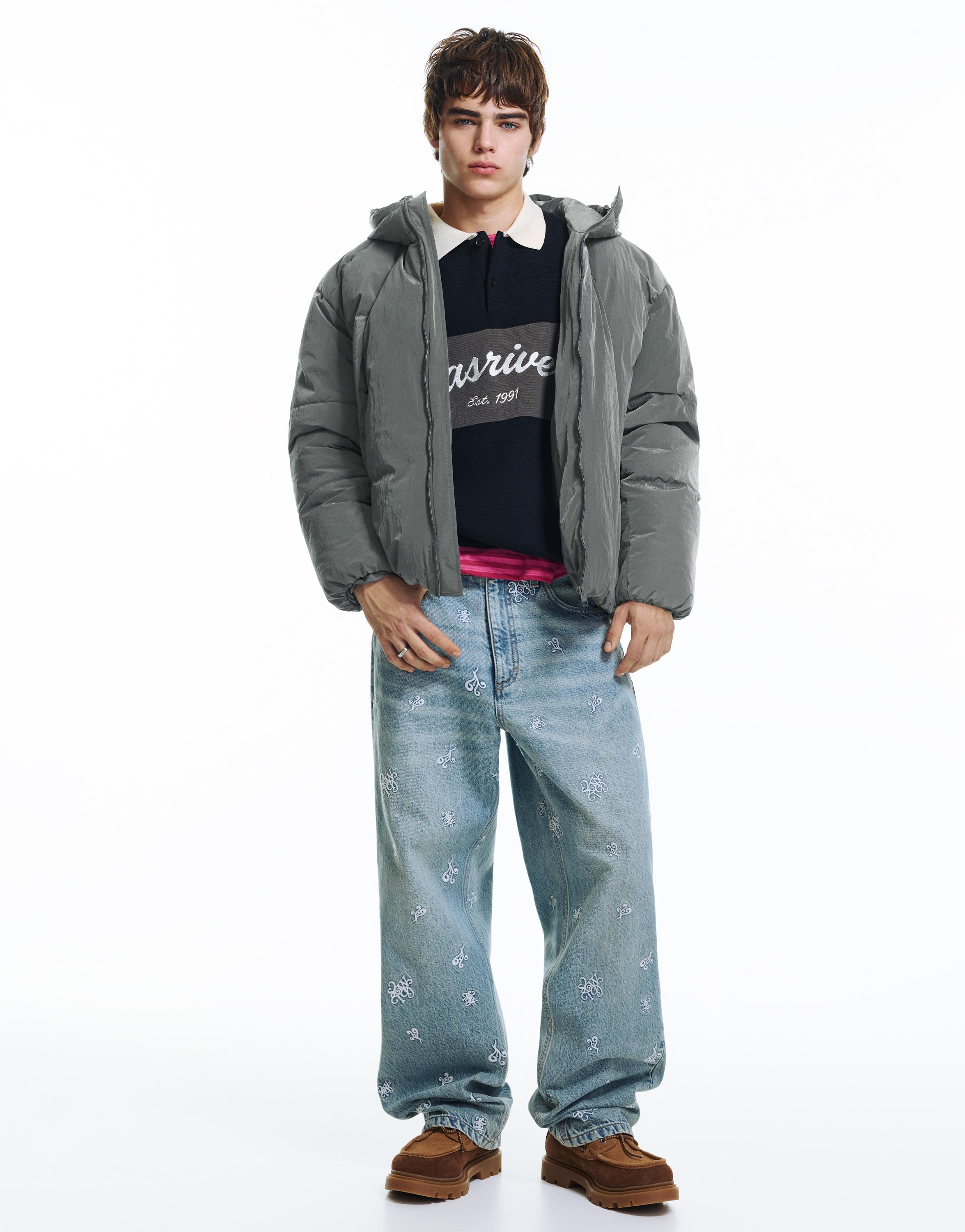 Kesimli şişme mont - Görsel 24