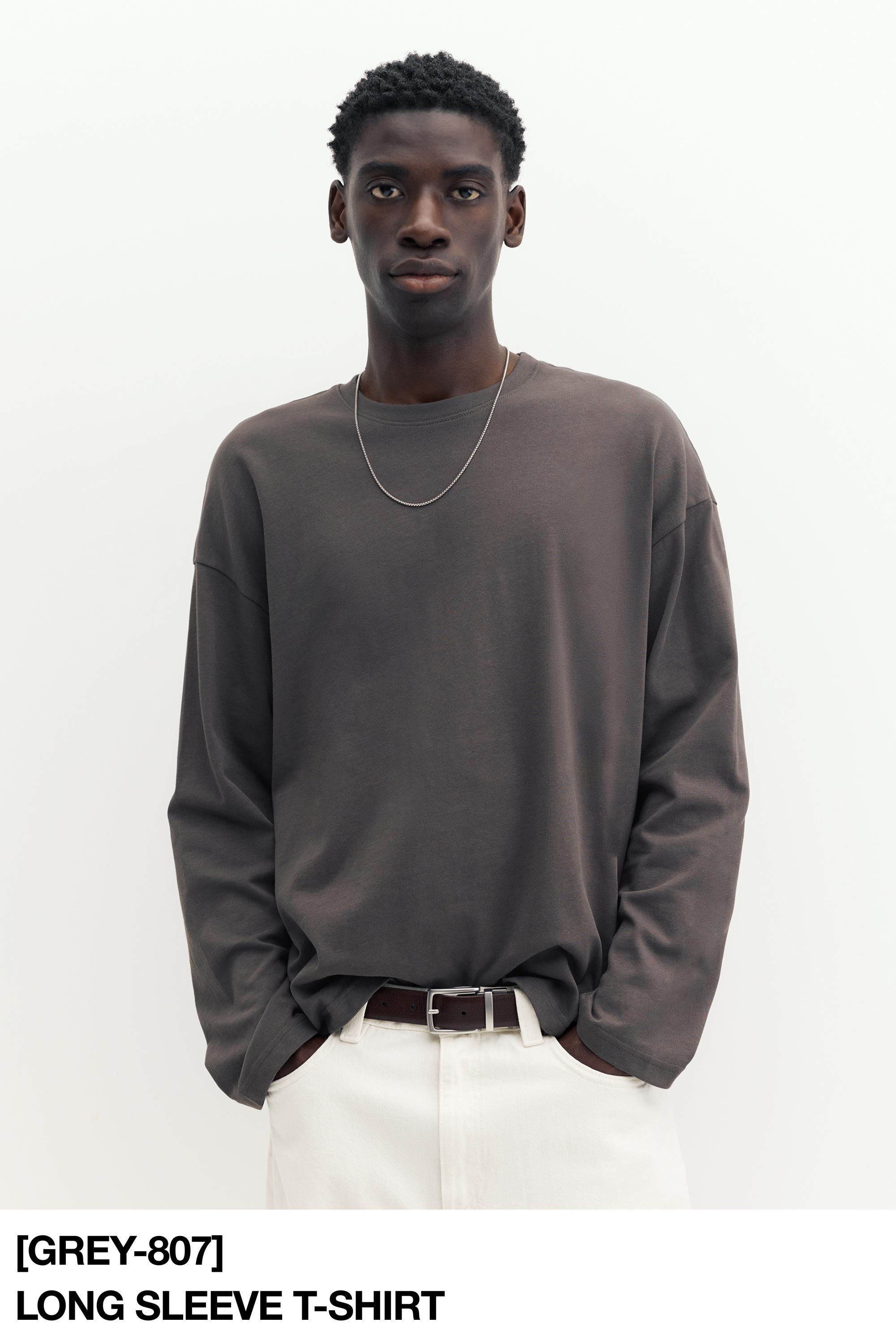 Heavy weight relaxed fit T-shirt — Anthracite grey