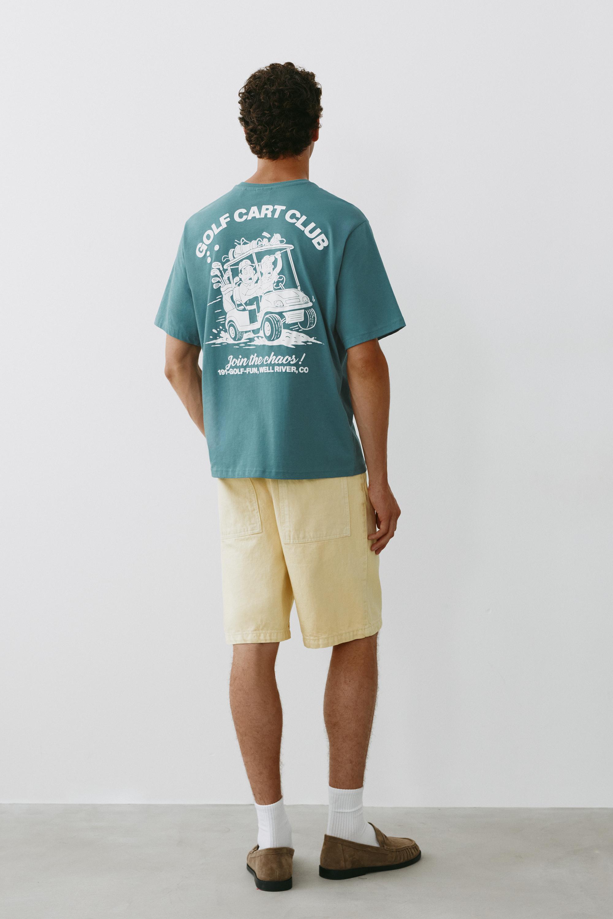 Golf Cart Club T-shirt — Green