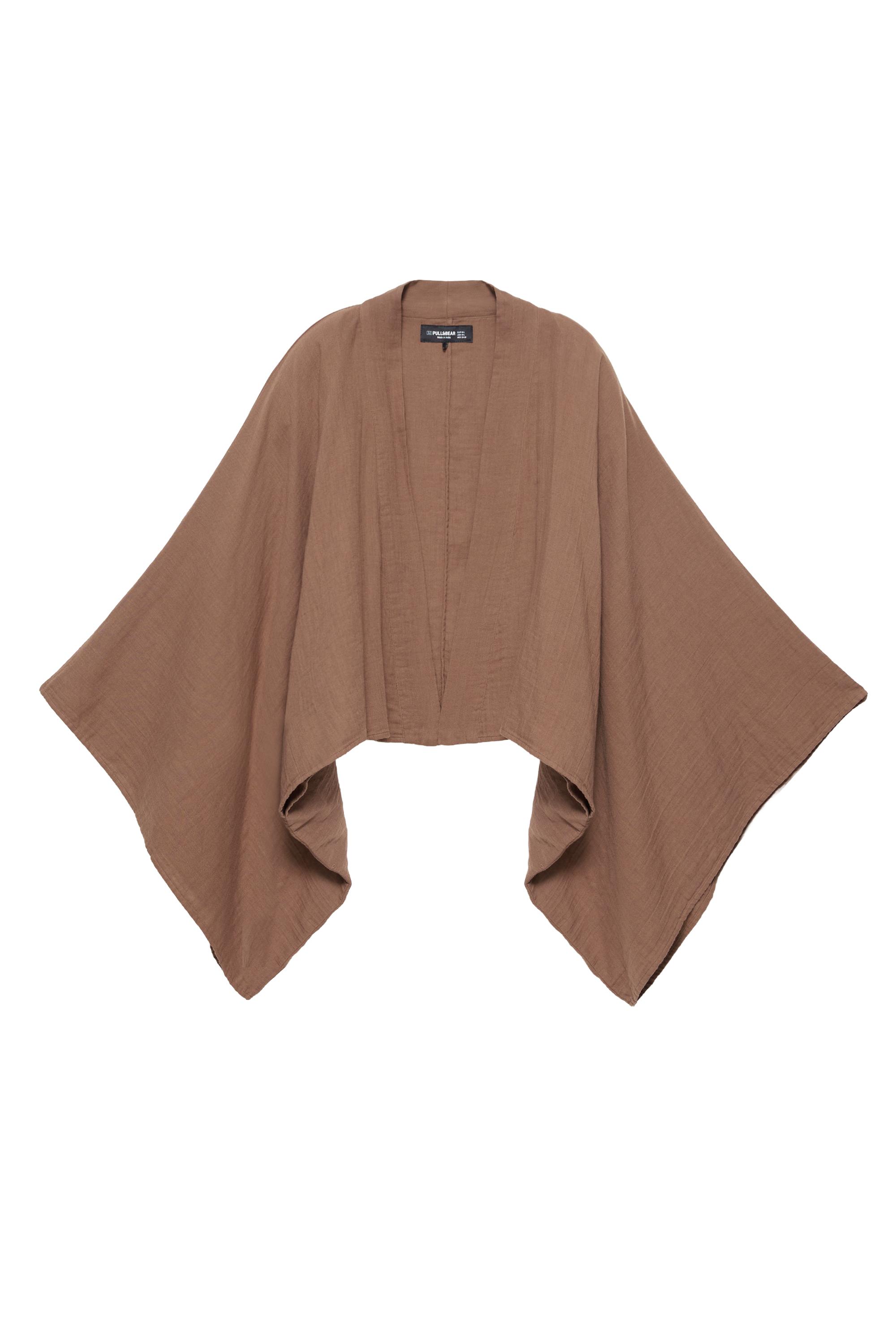 Pull&Bear Kısa Şile bezi kimono görsel 4