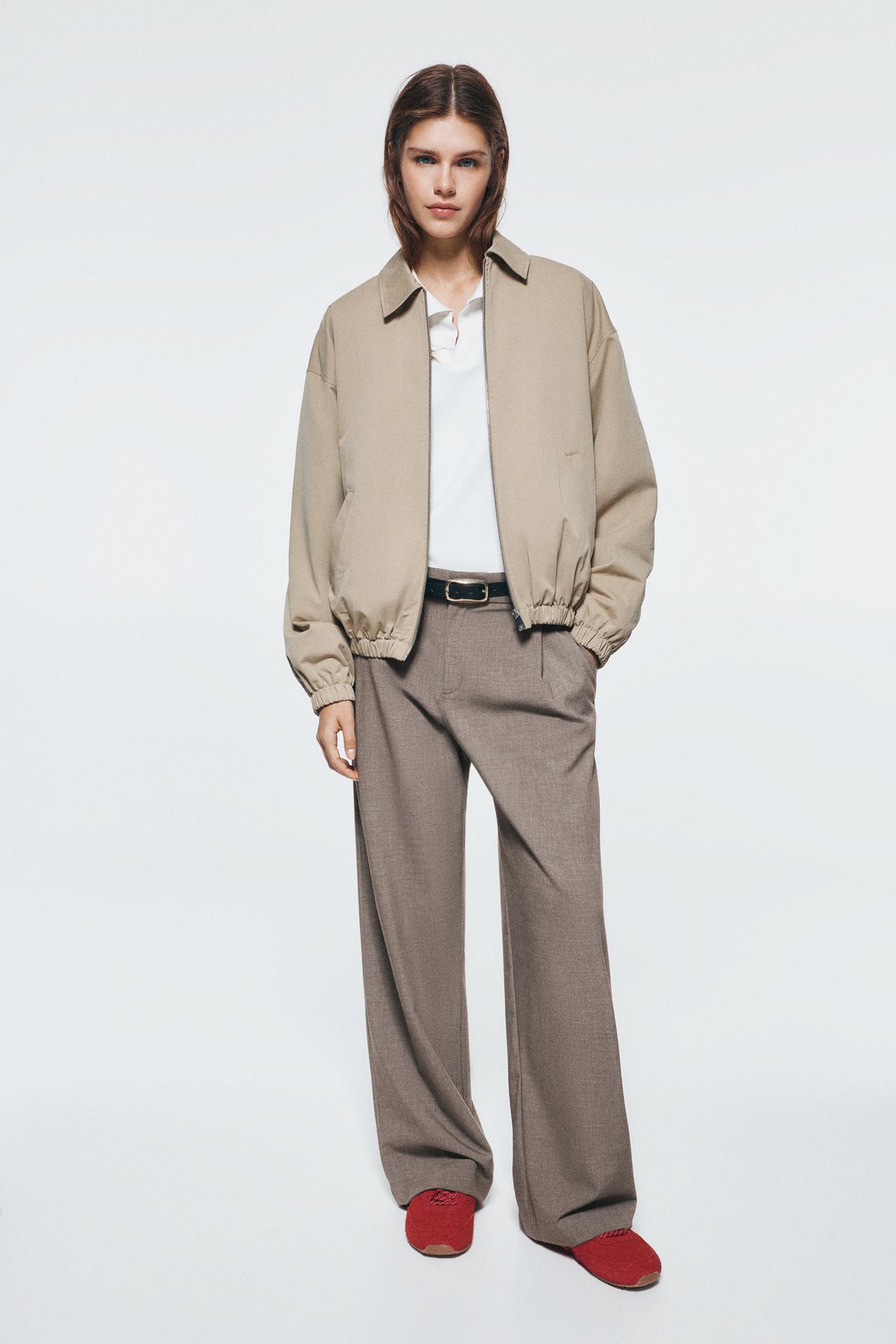 Darted smart trousers — Mink