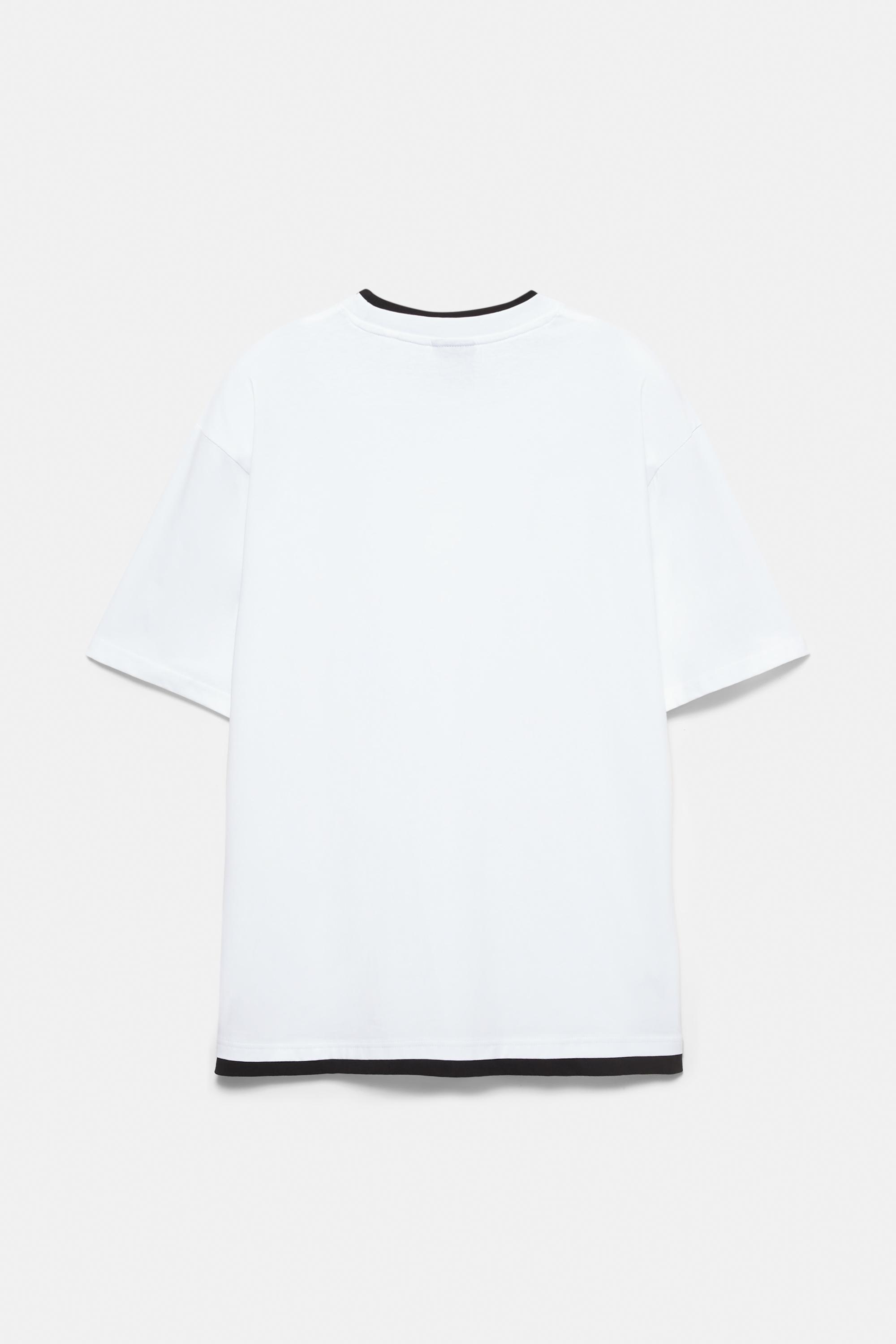Double logo T-shirt — White