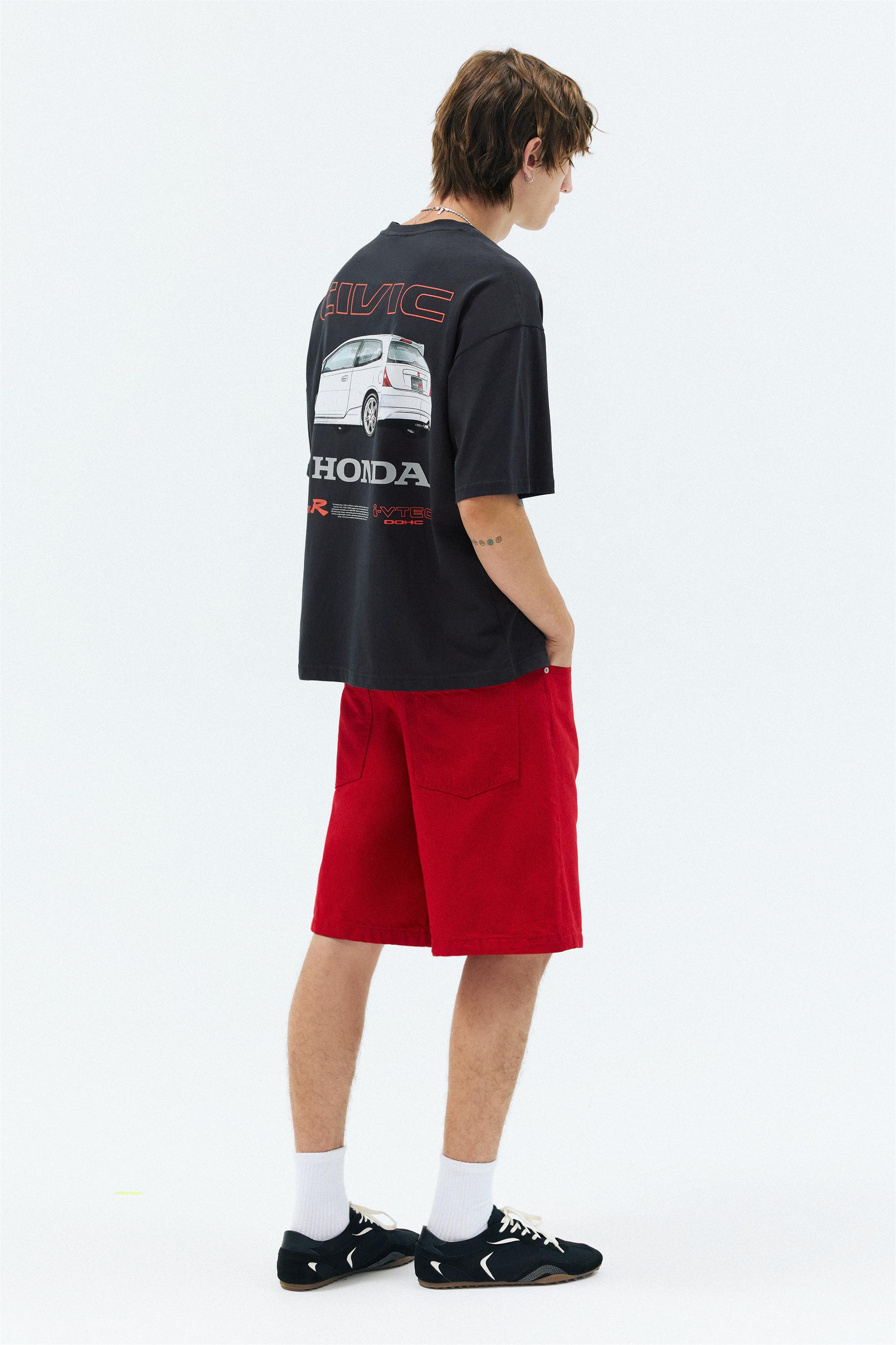 Honda Civic Graphic T-shirt — Anthracite grey