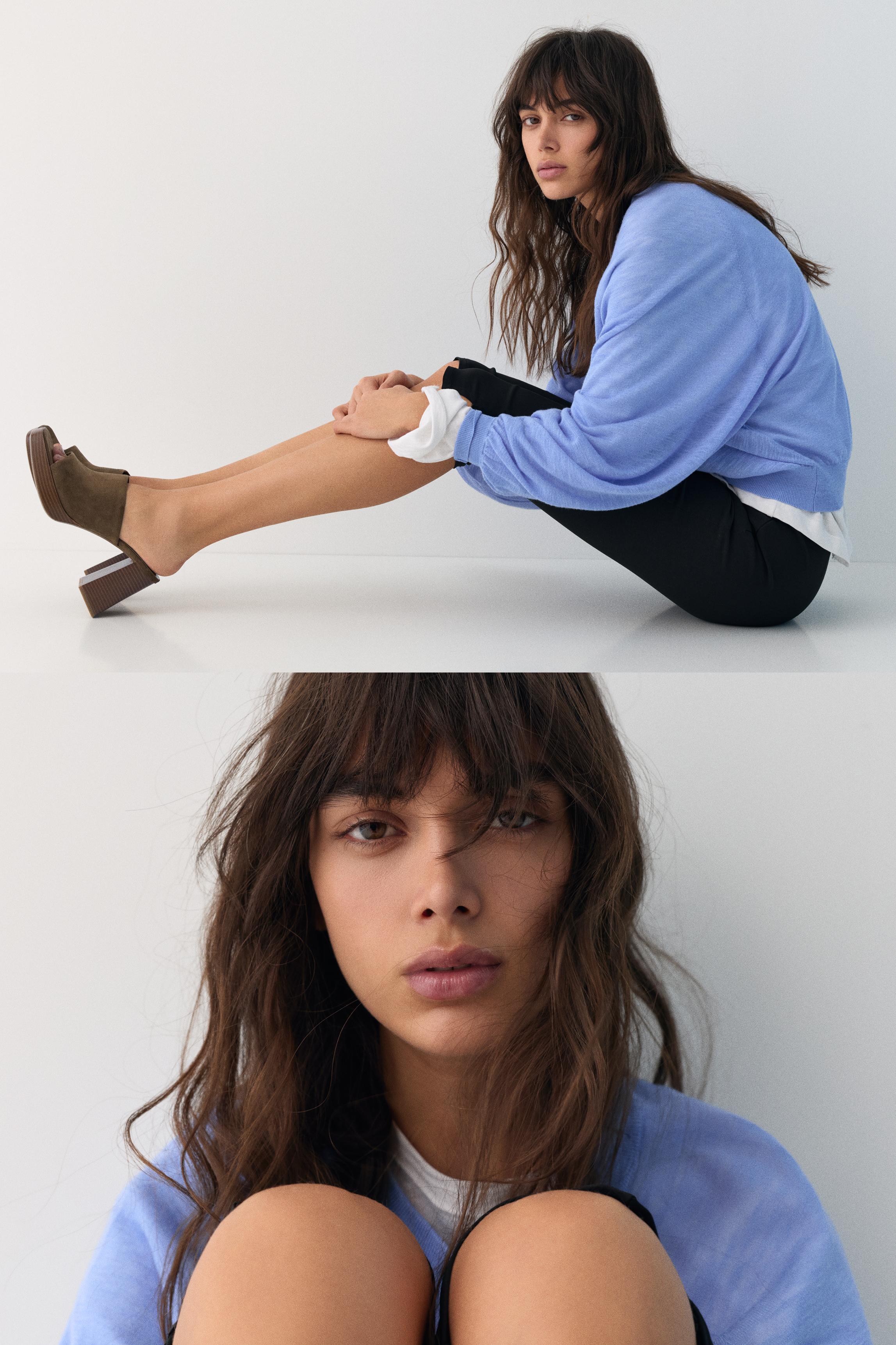 Heeled clogs — Khaki