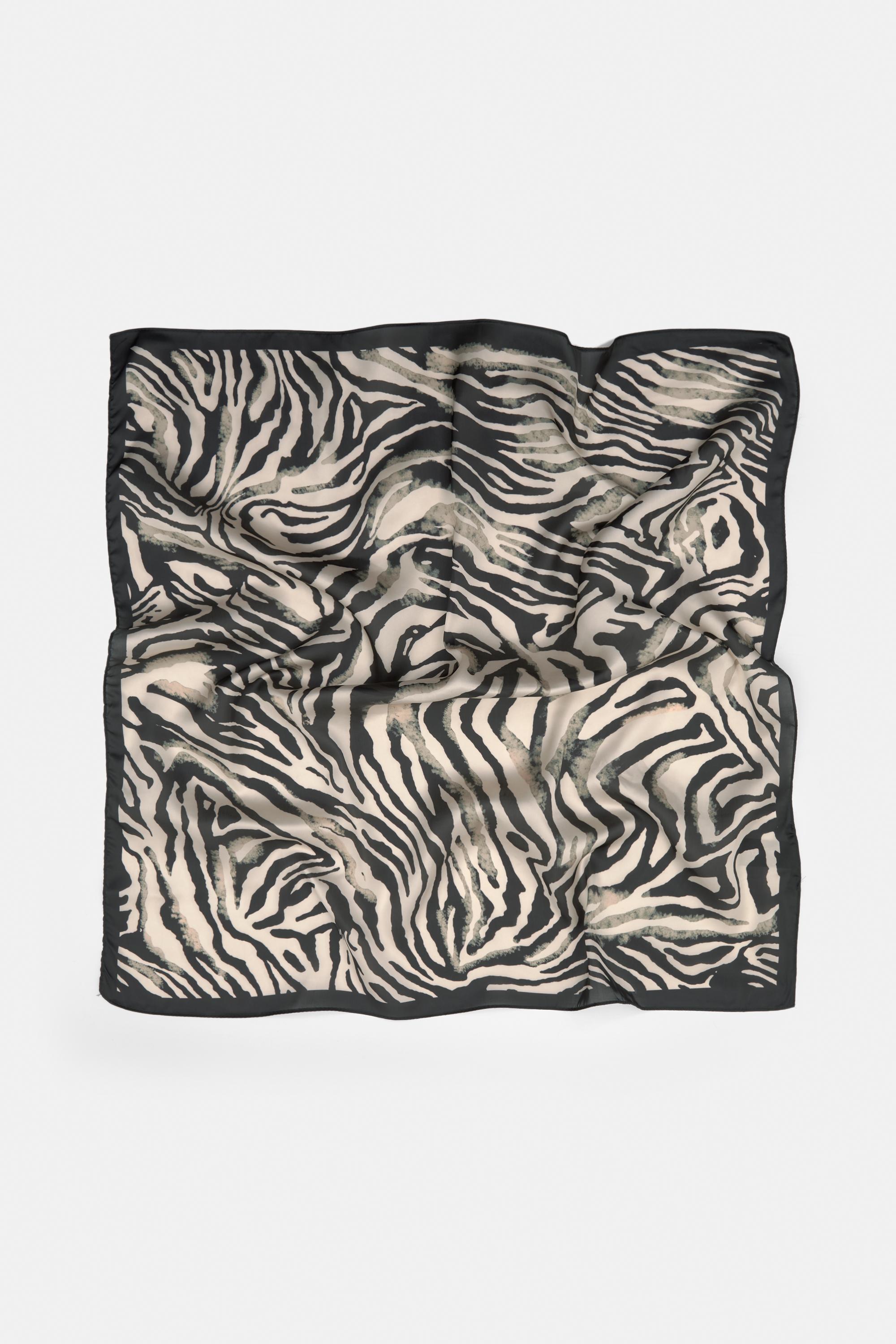Bandana Satinata Stampa Zebrata