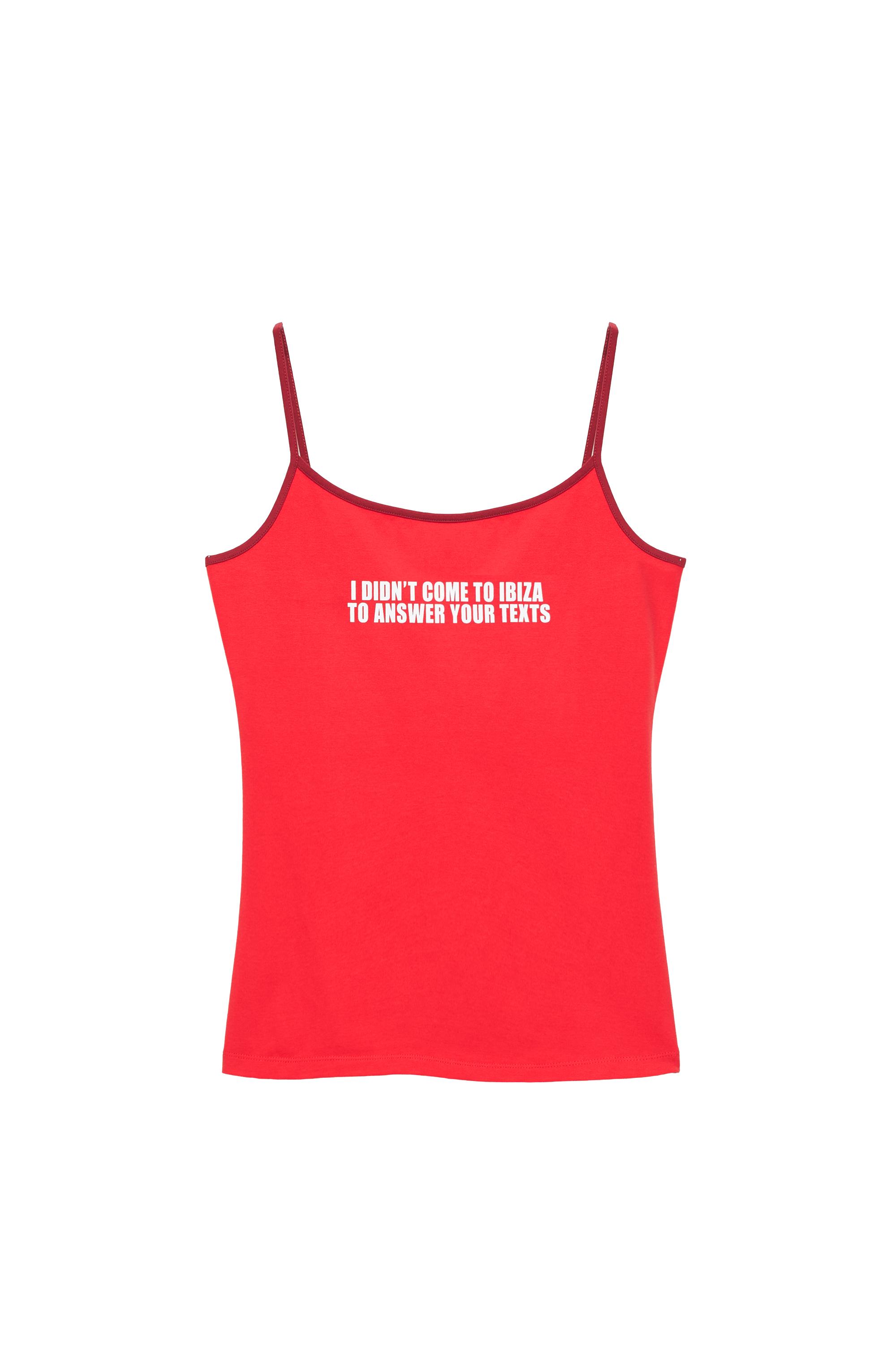 Pull&Bear Yazılı askılı top görsel 4