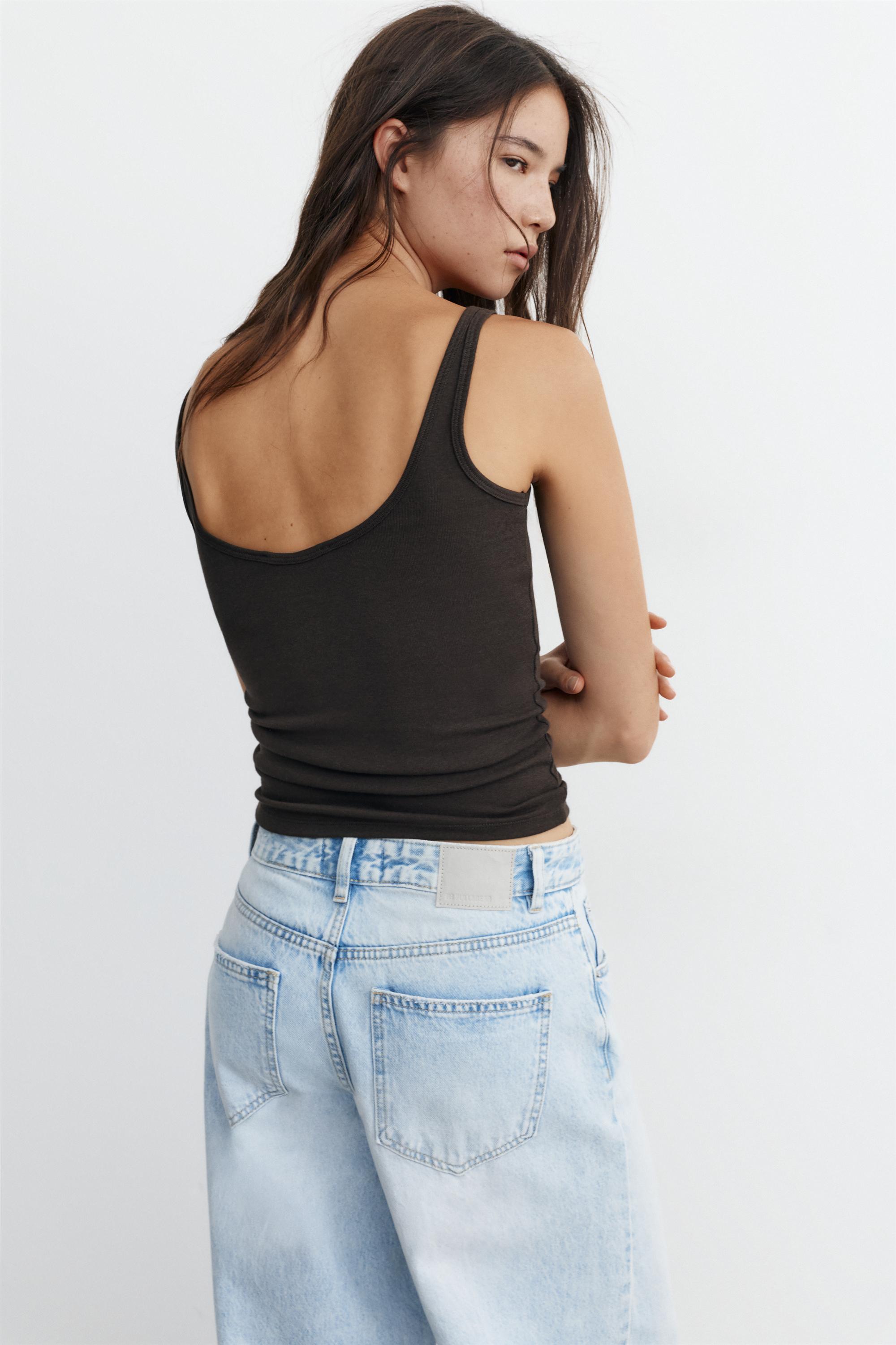 Modal askılı tank top - Görsel 19