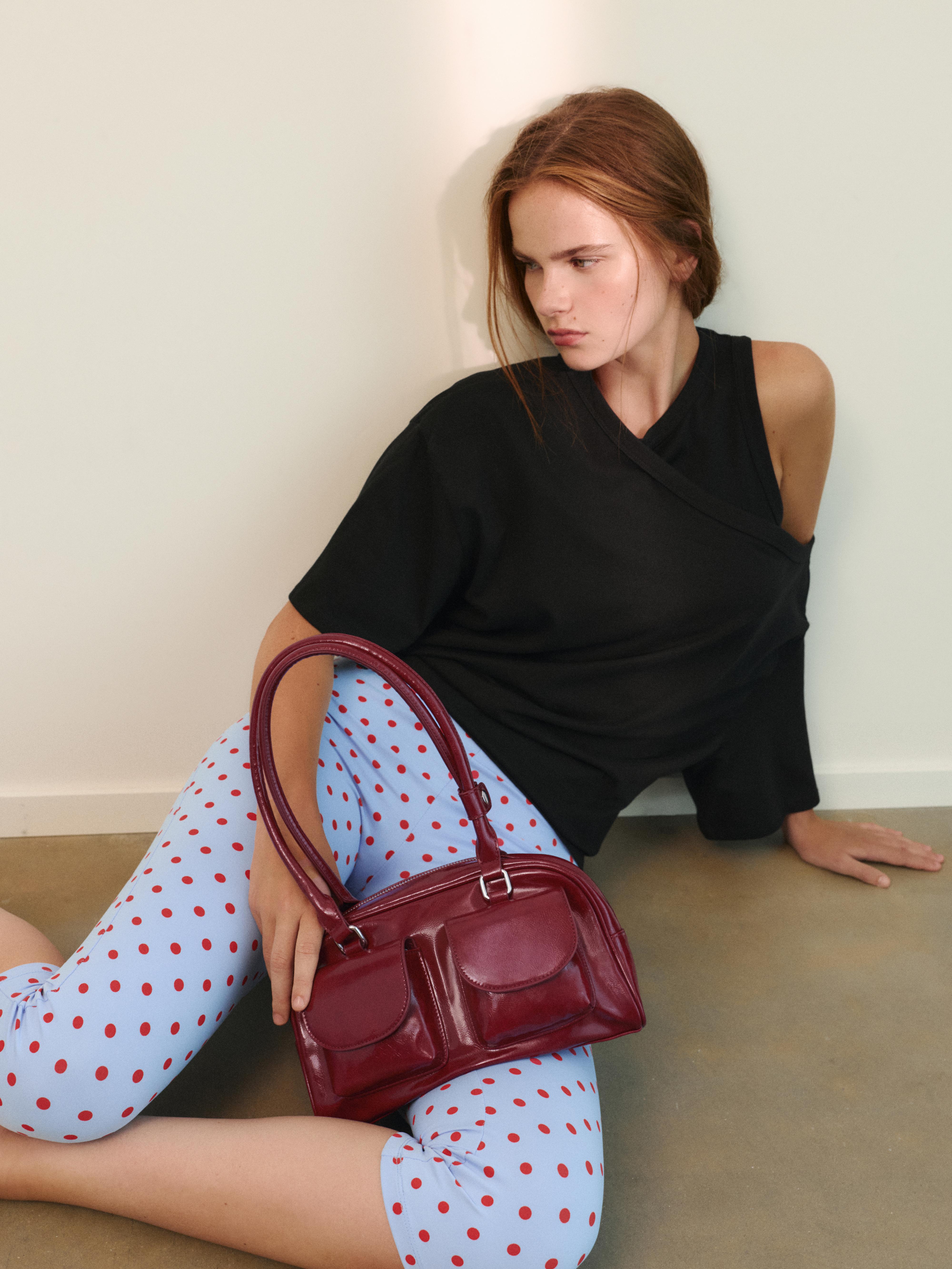Multipocket shoulder bag — Red