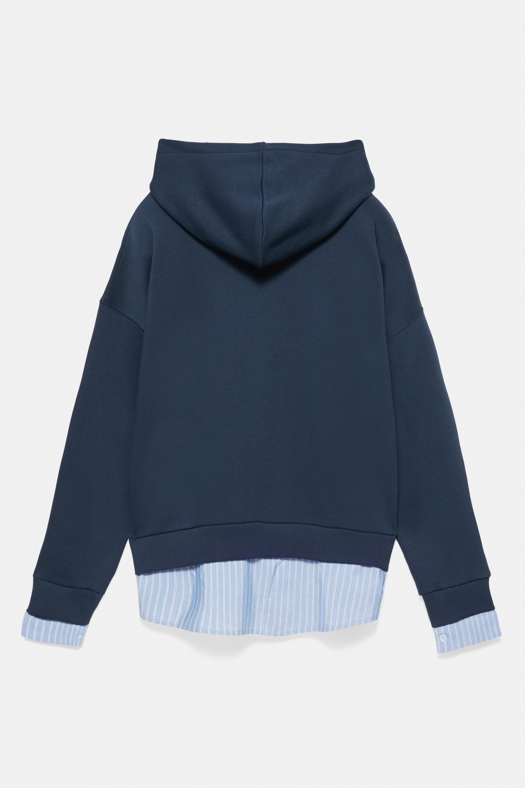Combined hoodie — Navy